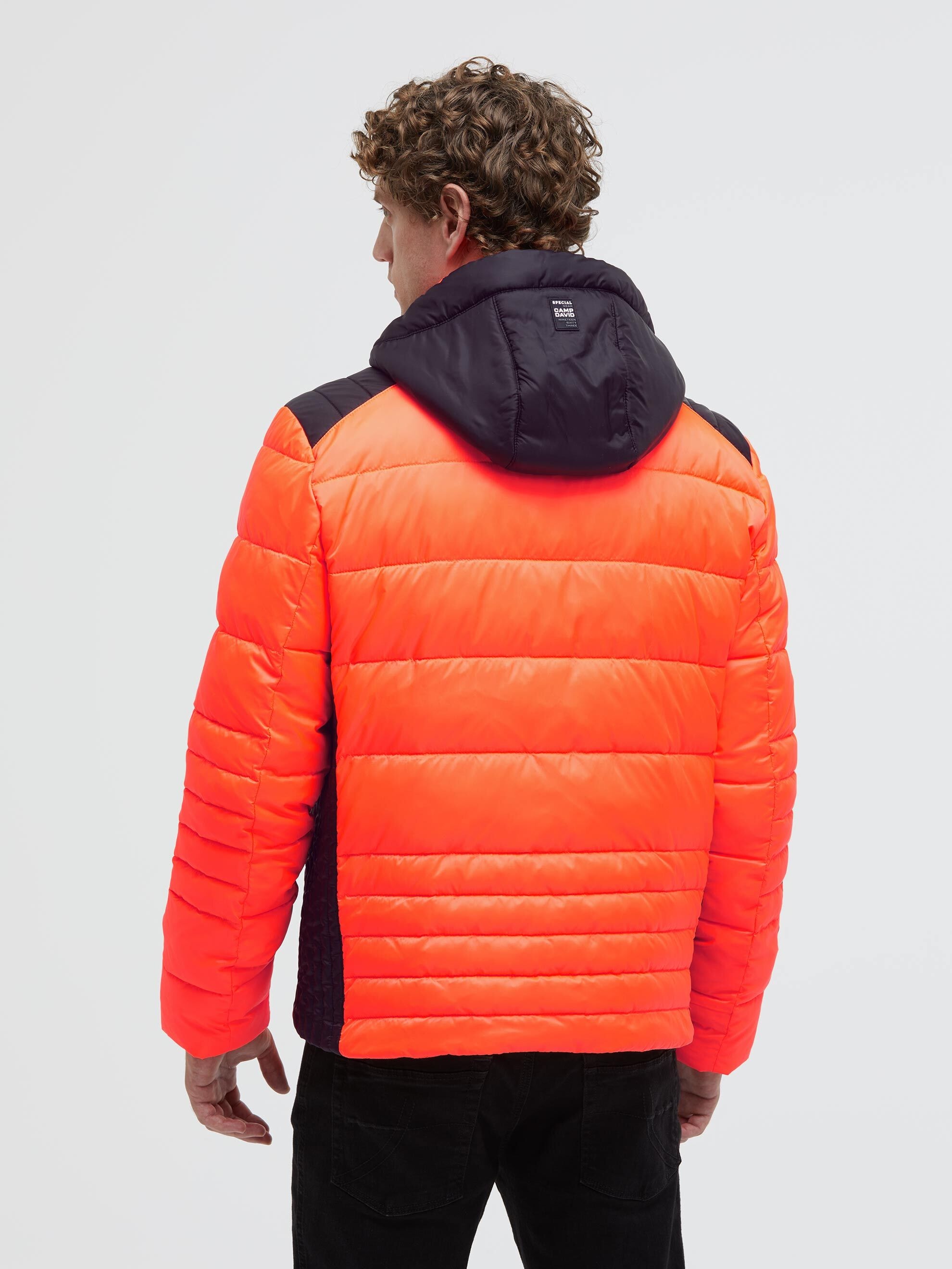 CAMP DAVID Winterjacke mit Kapuze mit Innentaschen