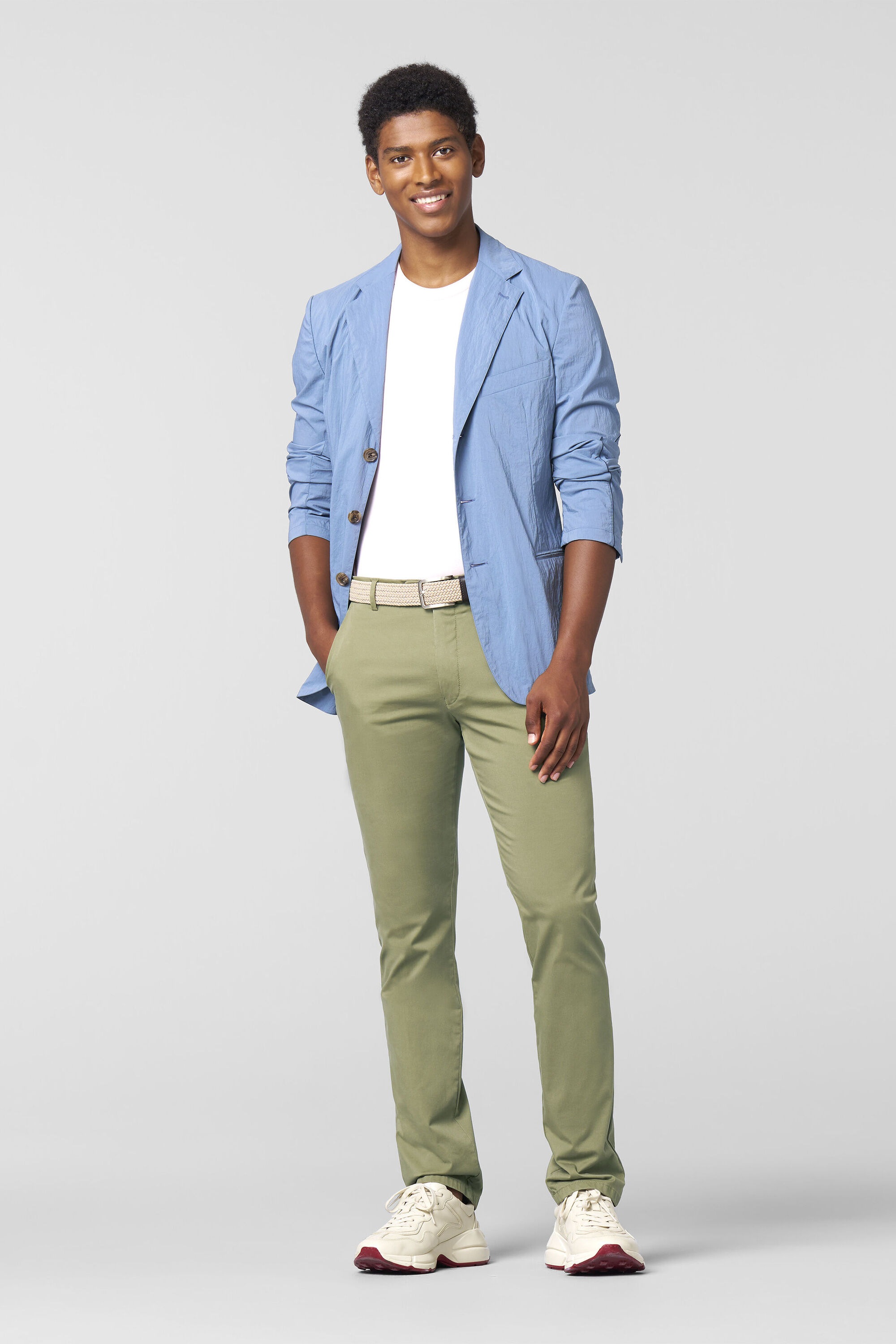 MEYER New York Chinos Olive 28 3