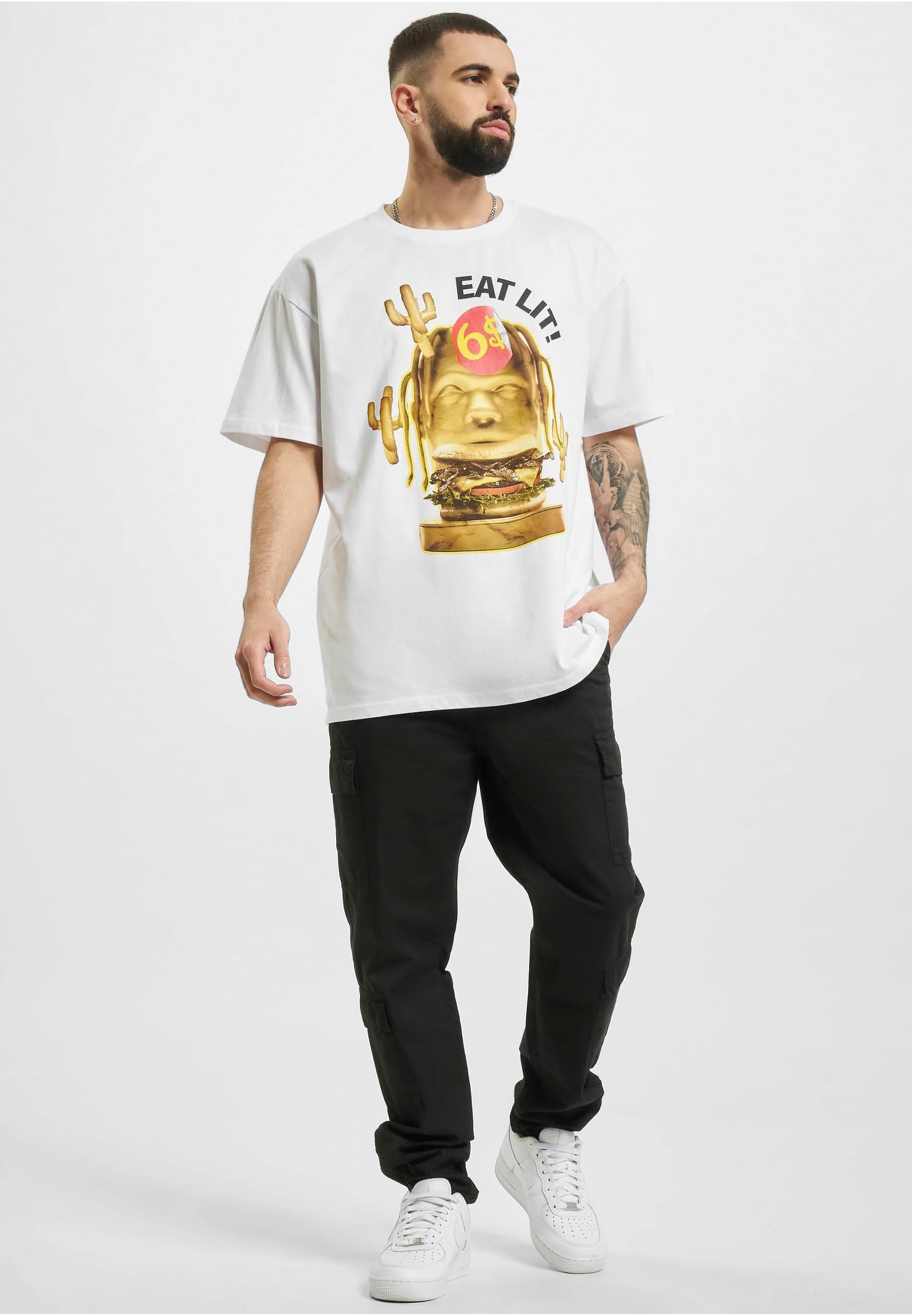 MisterTee T-Shirt »MisterTee Unisex Eat Lit Oversize Tee«, (1 tlg.)