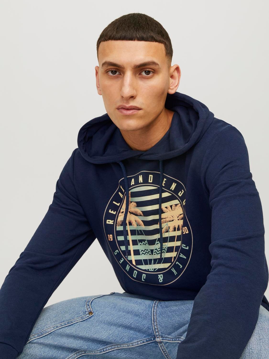 Jack & Jones Hoodie "JJSUMMER VIBE SWEAT HOOD" günstig online kaufen