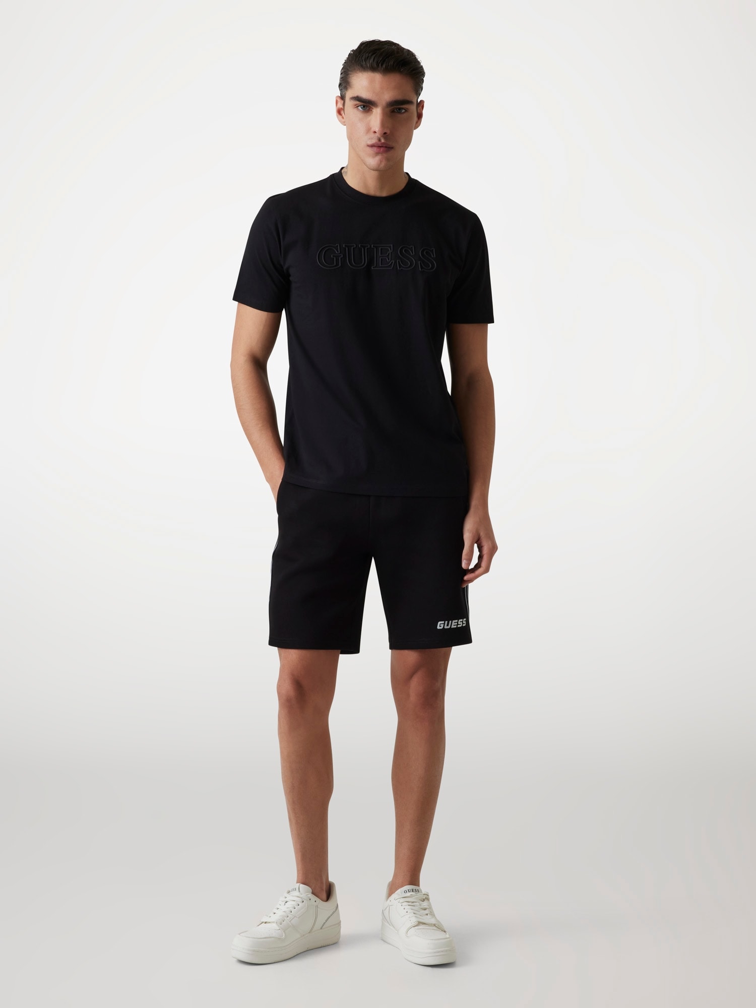 Guess T-Shirt »ALPHY« Regular Fit, Logo-Druck