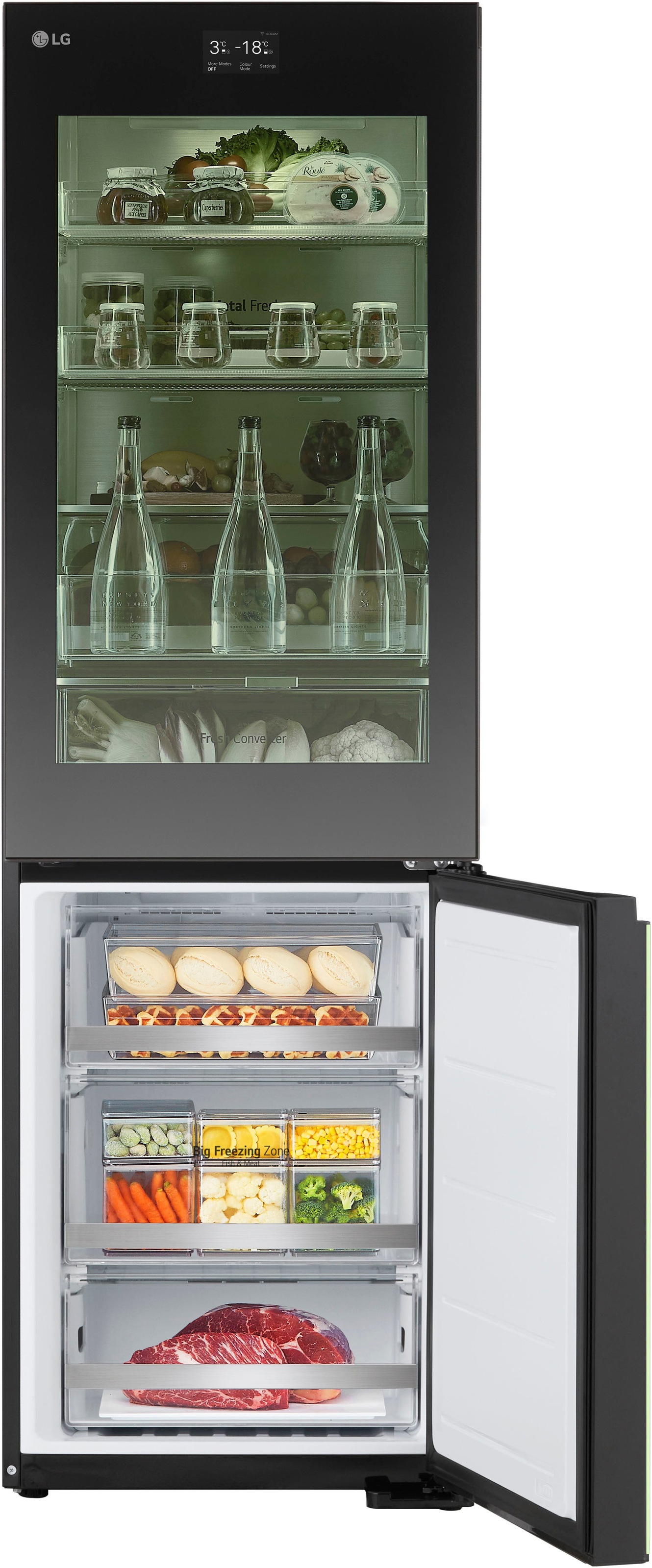 LG Kühl-/Gefrierkombination InstaView® »GBG719MDNN« 187 cm hoch 59,5 cm breit