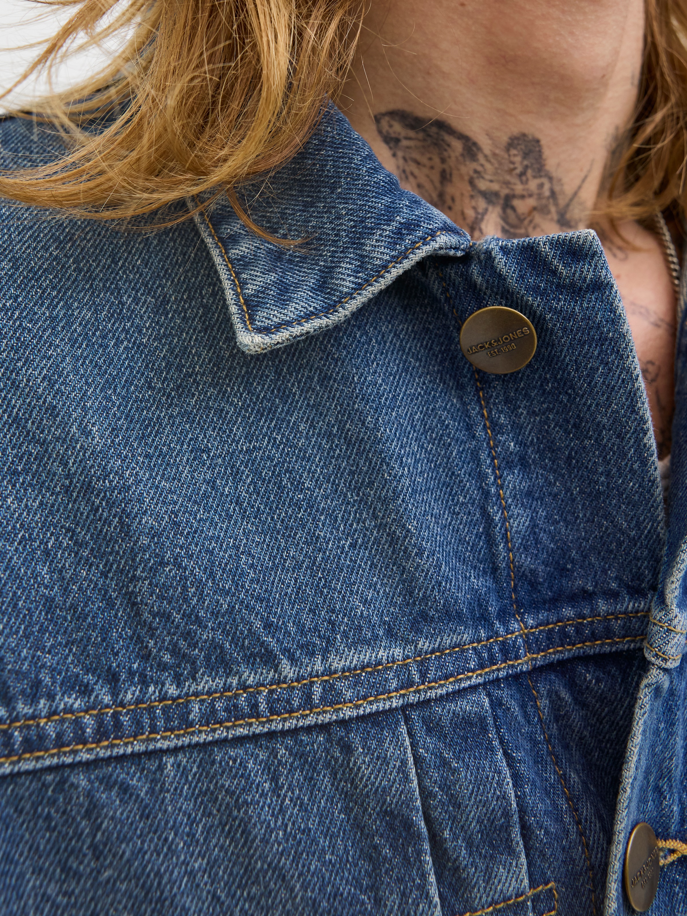 Jack & Jones JJIMILES Denim Jacket Light Blue M 2