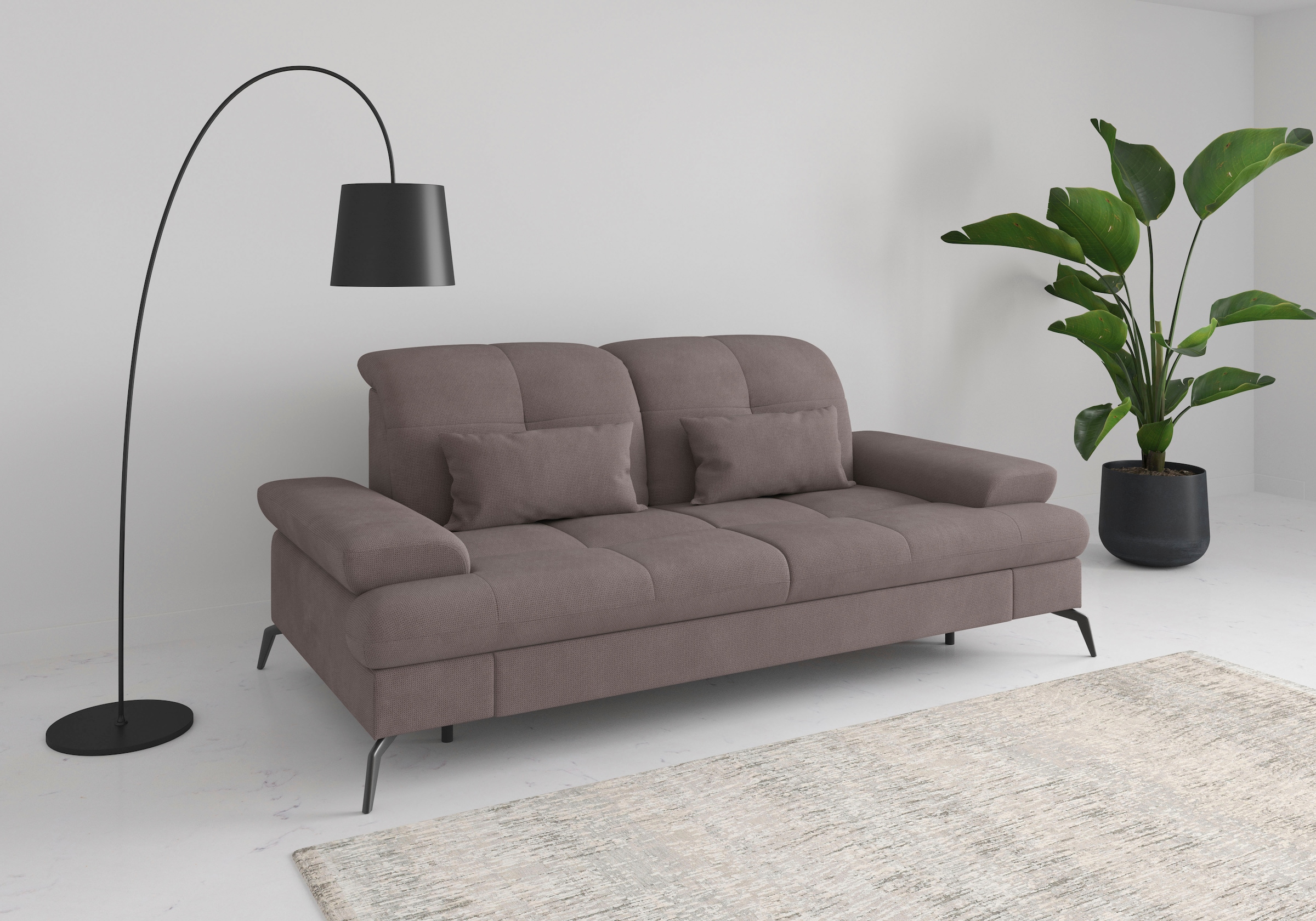 sit&more 3-Sitzer "Amica", inkl Sitztiefenverstellung und Armteilverstellun günstig online kaufen