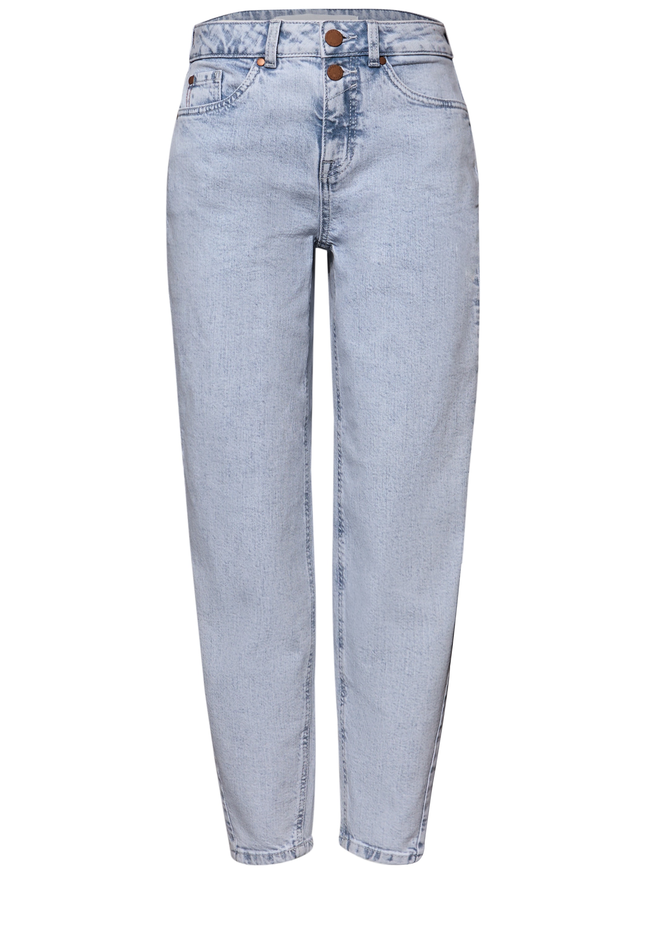 STREET ONE STUDIO Loose-fit-Jeans aus Baumwolle mit Stretchanteil