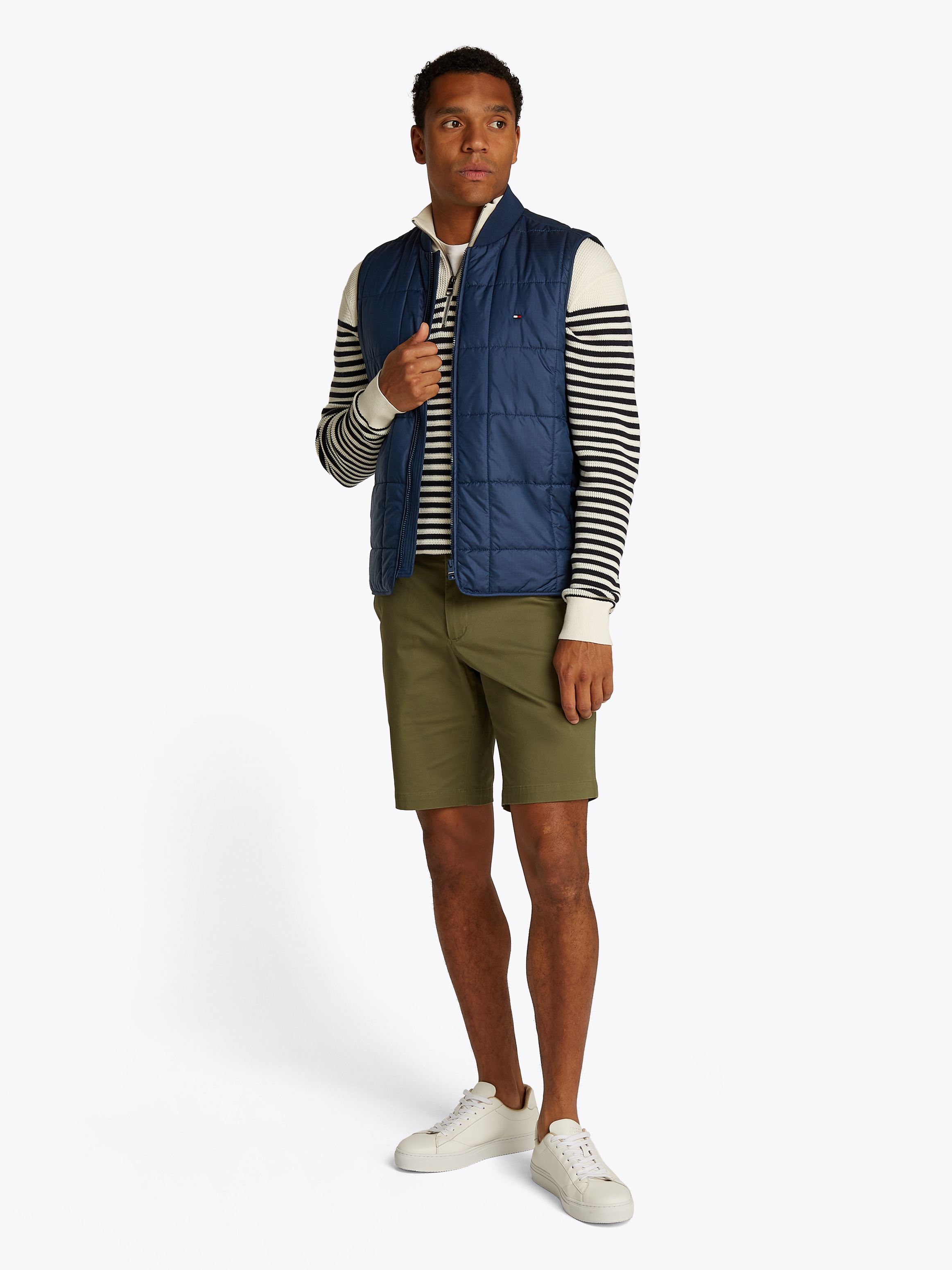 Thumbnail - Tommy Hilfiger Steppweste "SQUARE QUILTED VEST" Mit Rundhalsausschnitt