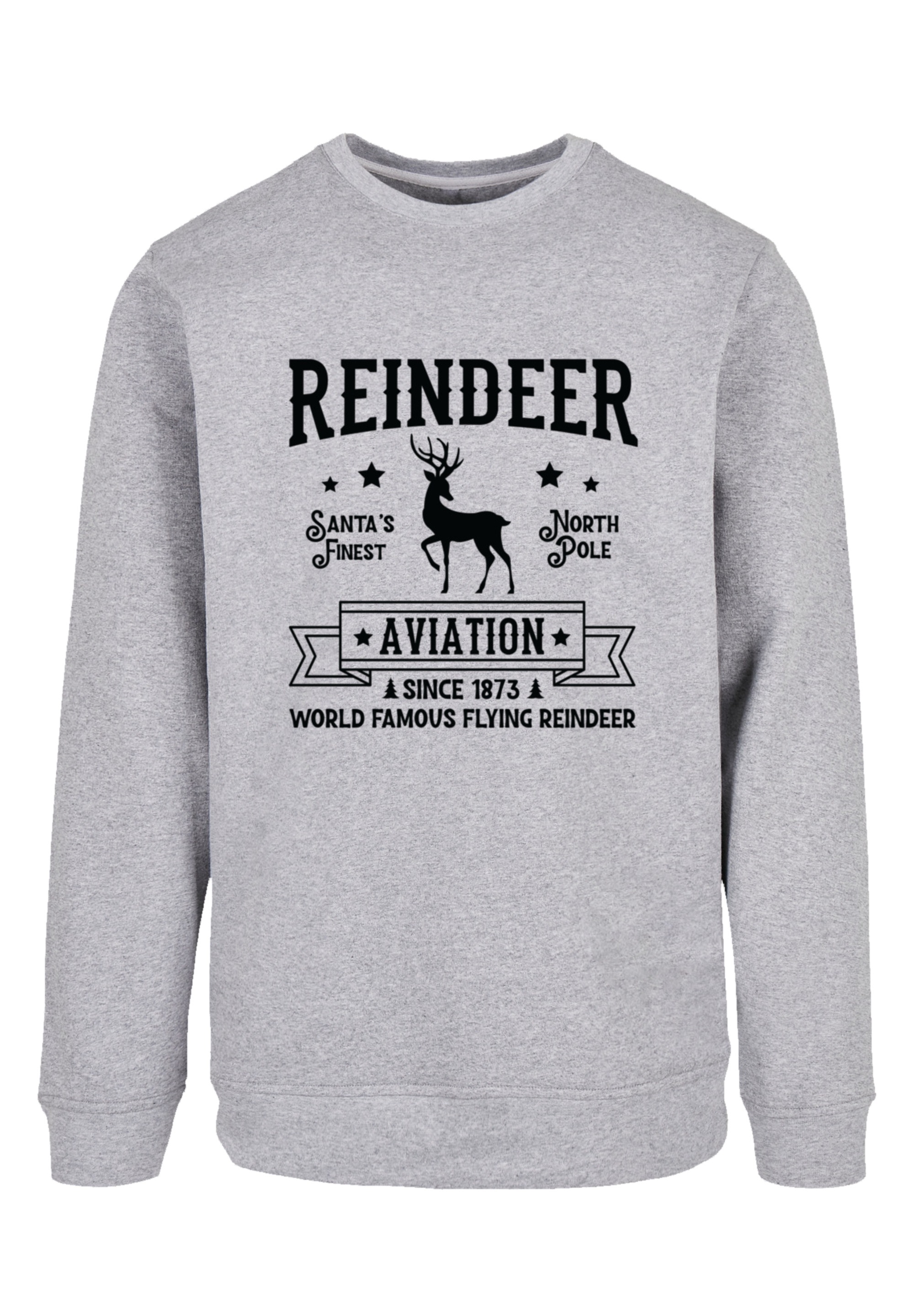 F4NT4STIC Sweatshirt »Reindeer Aviation Retro Weihnachten Sign«, Premium Qualität, Christmas Collection