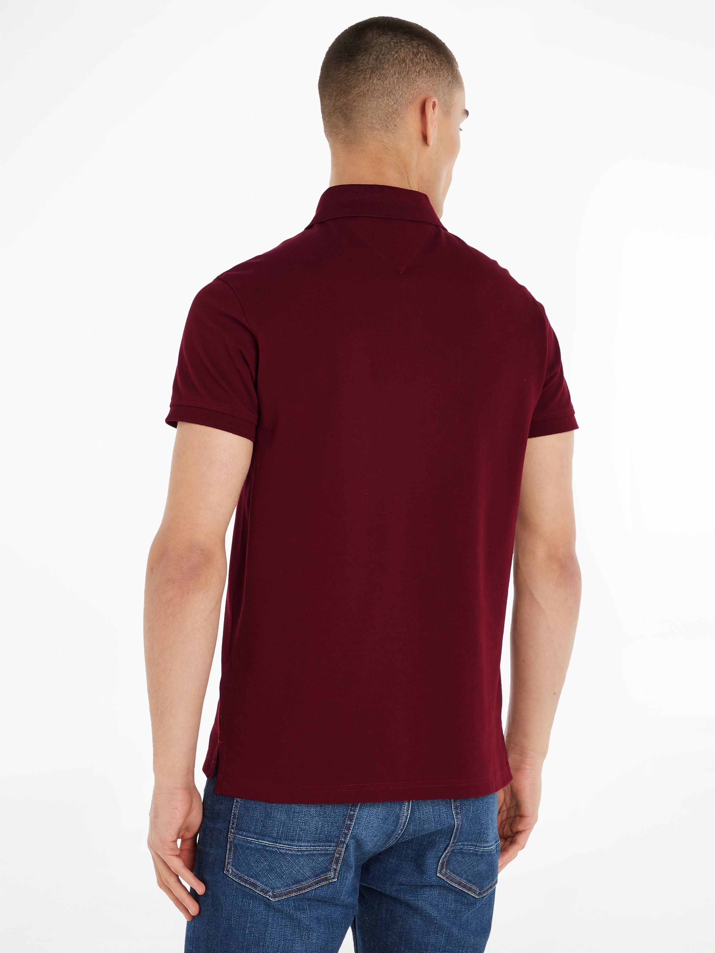 Tommy Hilfiger Poloshirt »1985 SLIM POLO«, aus leicht strukturiertem Piqué-Material