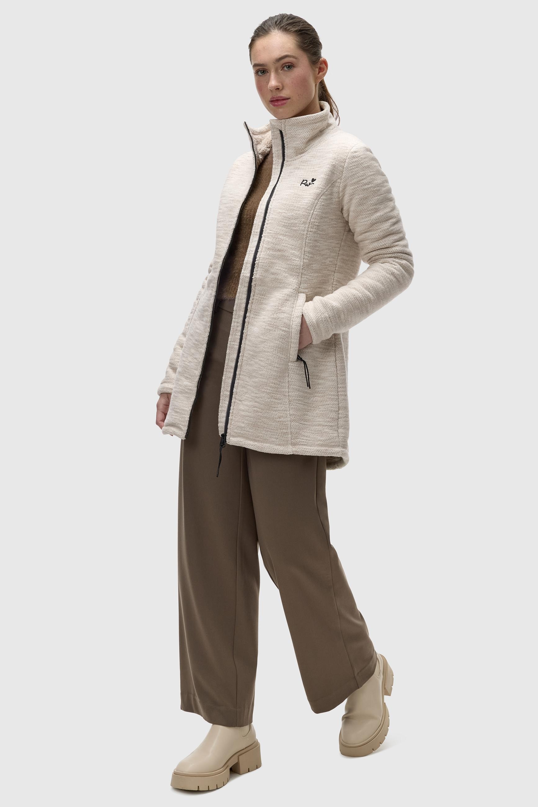Ragwear Strickjacke »Miram Melange«, Kuschelige Übergangsjacke in Strick-Optik
