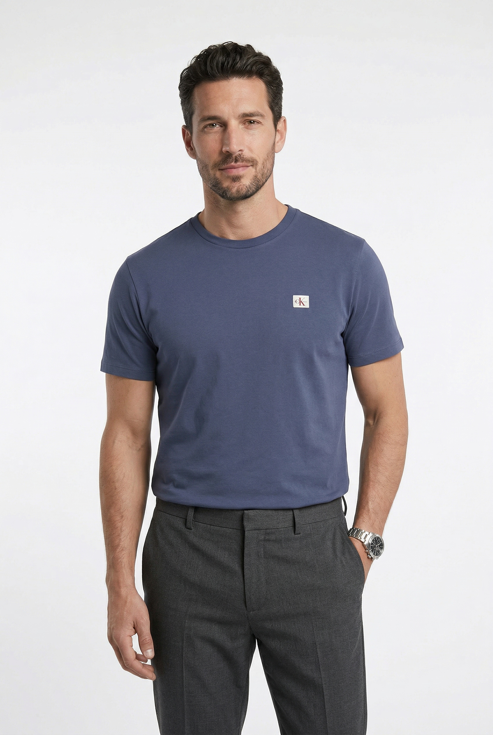 Calvin Klein Jeans T-Shirt "SS BADGE 30S JERSEY CLASSIC TEE" Mit Rundhalsausschnitt