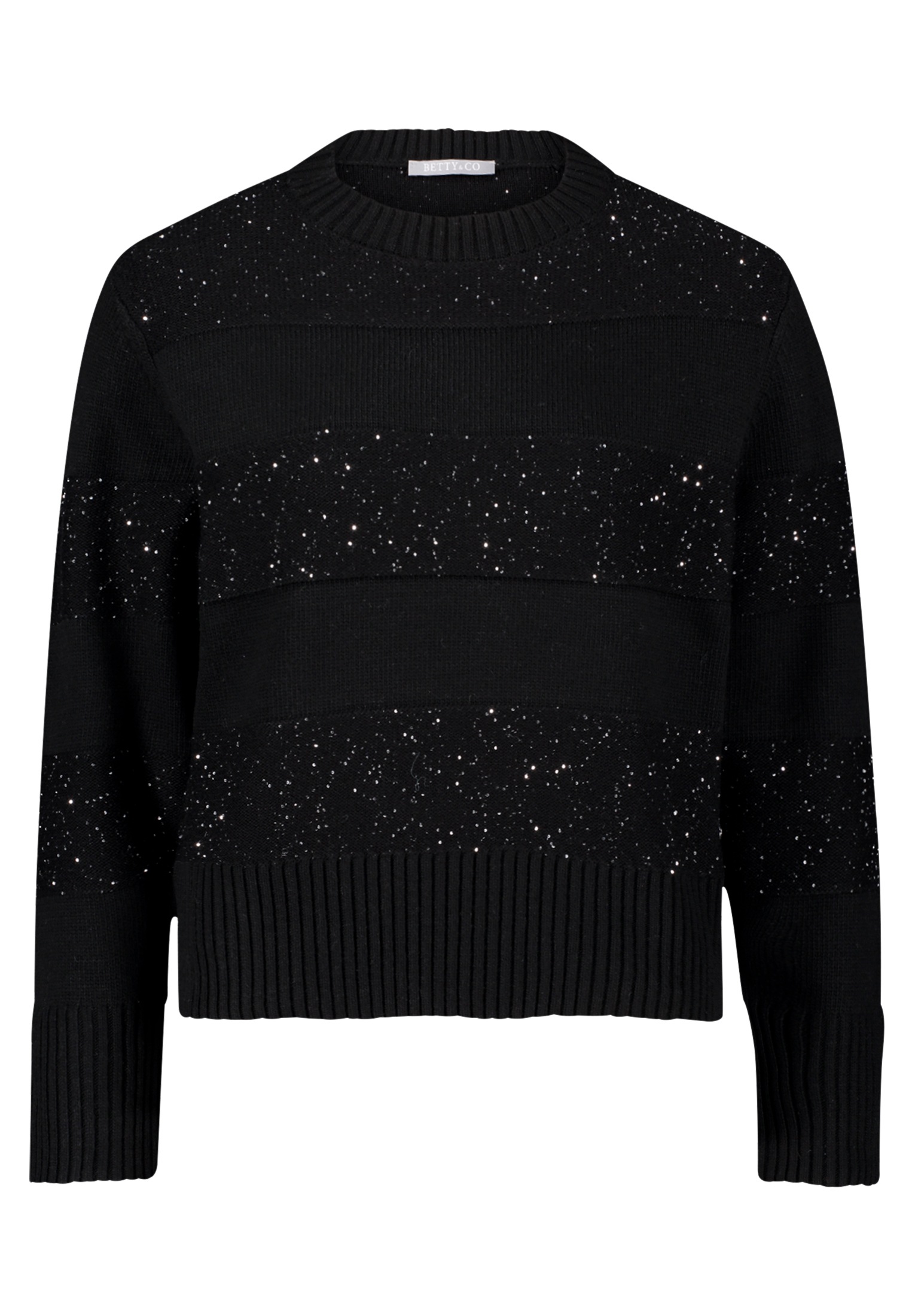 Betty&Co Strickpullover "Betty & Co Damen Strickpullover mit Pailletten", ( günstig online kaufen