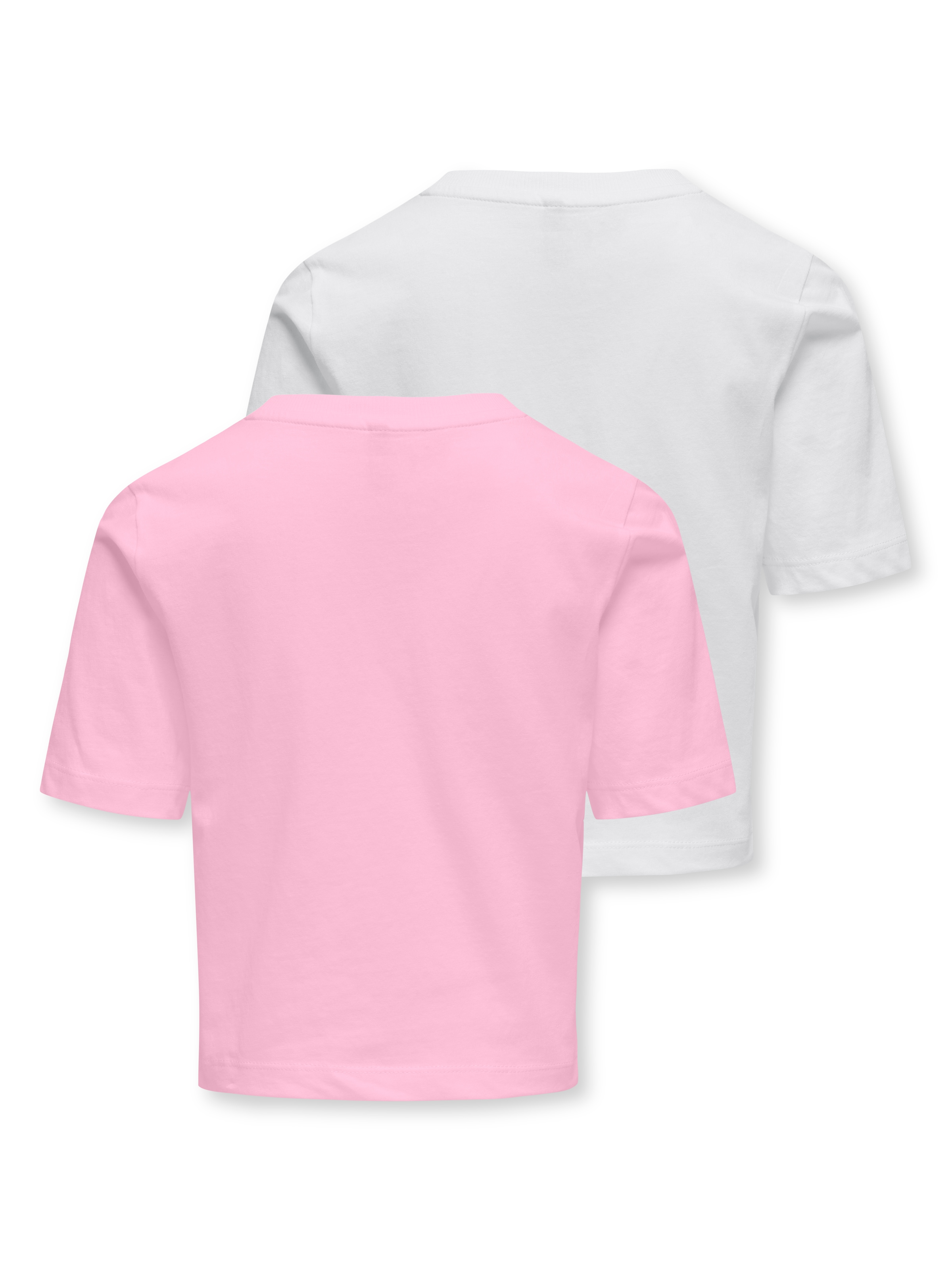KIDS ONLY T-Shirt »KOGREX FLOWER S/S TOP JRS 2-PACK« Packung, 2 mit süßen Brustmotiven