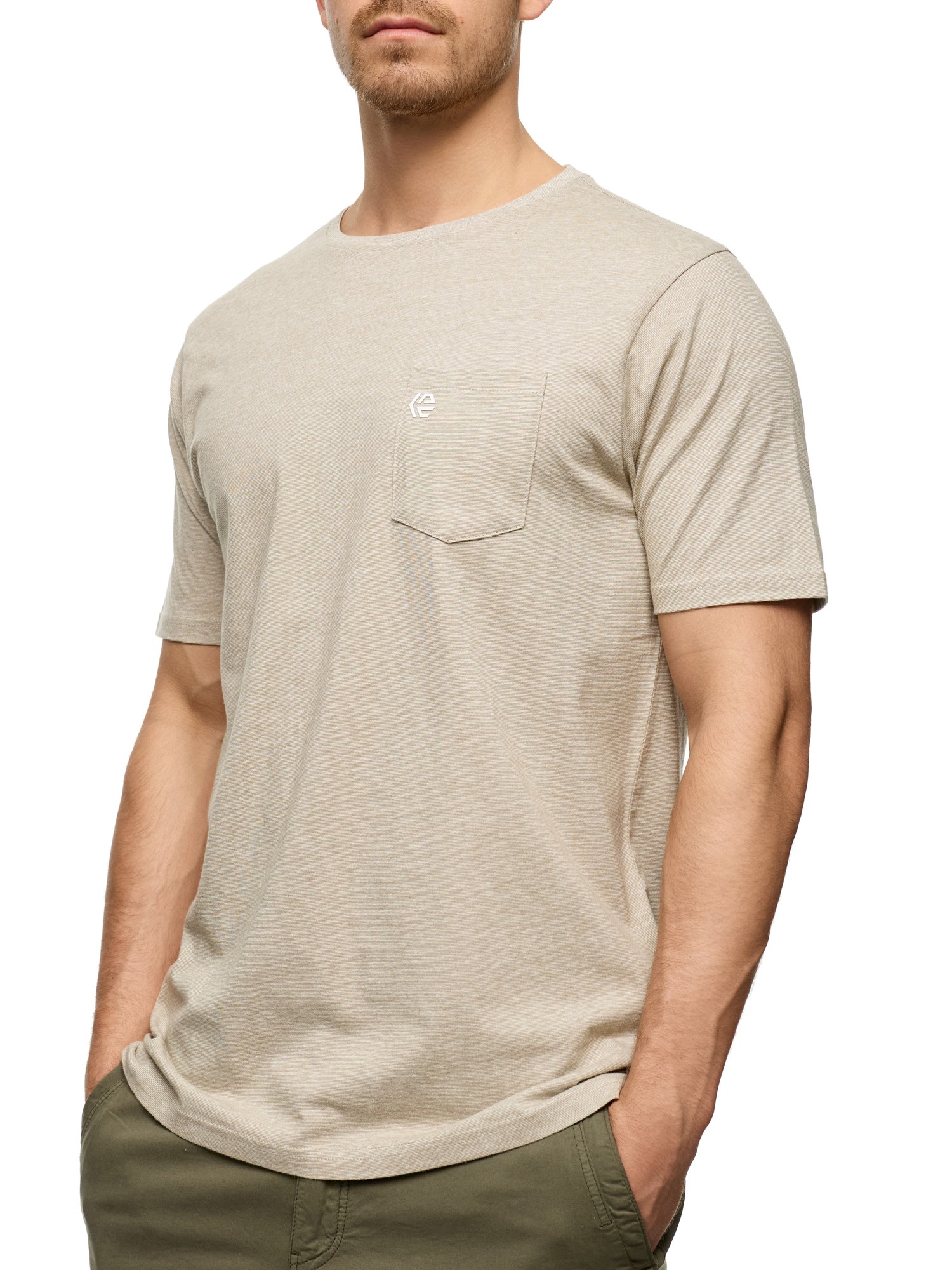 Indicode Rundhalsshirt "INStrible" günstig online kaufen