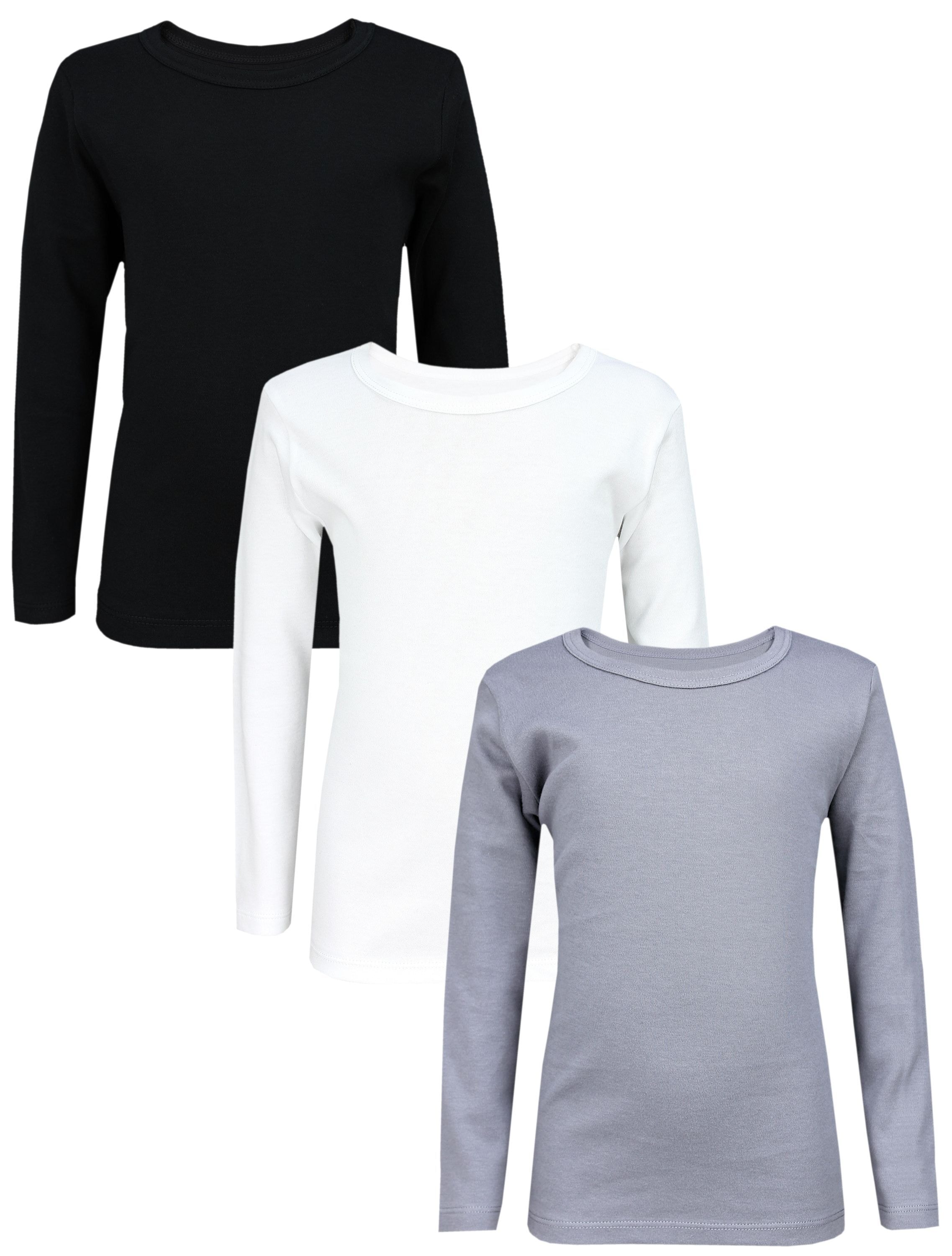TupTam Unterhemd "Unterhemd Kinder Unisex Unterhemd Langarm 3er Pack"