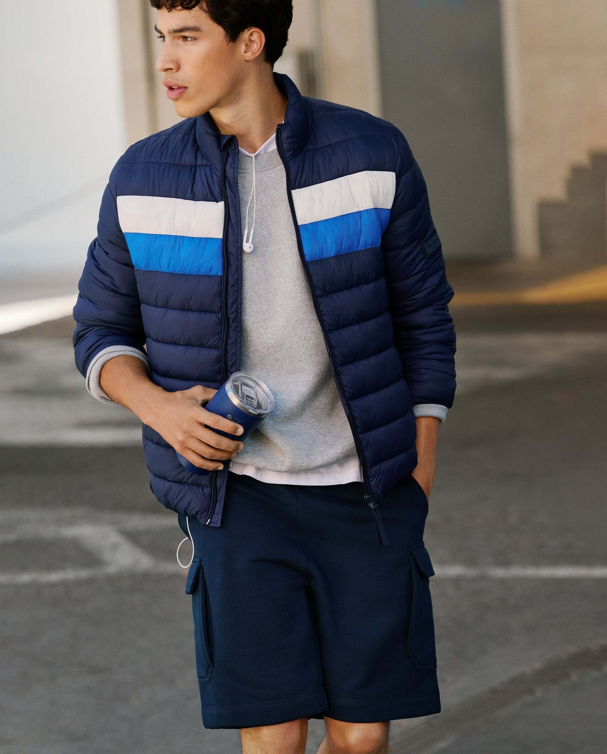 Pepe Jeans Wintermantel »Wintermantel COLOUR BLOCK PUFFER«