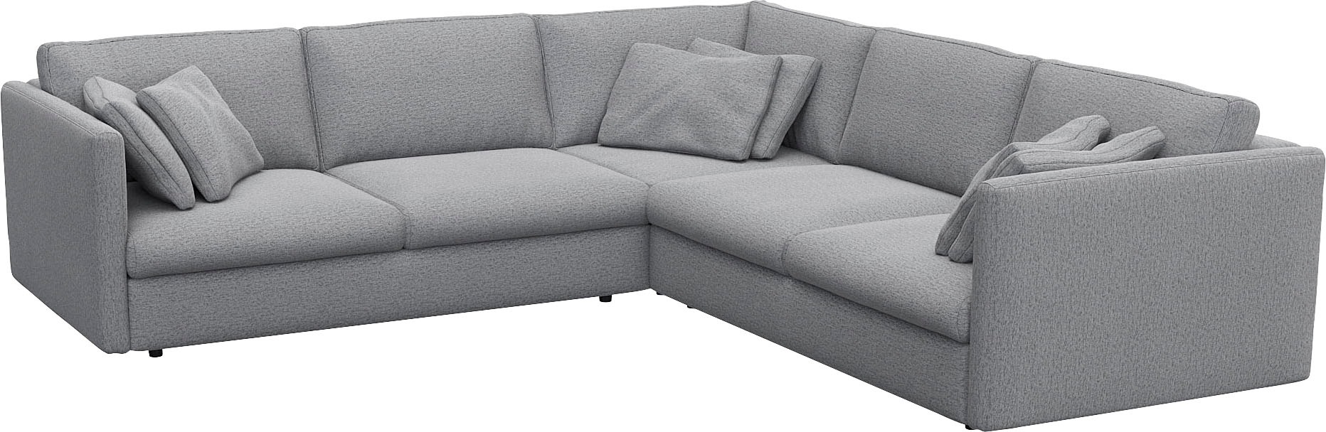 FLEXLUX Ecksofa "Lovane gleichschenklig, bequem und komfortabel" Weich & an günstig online kaufen