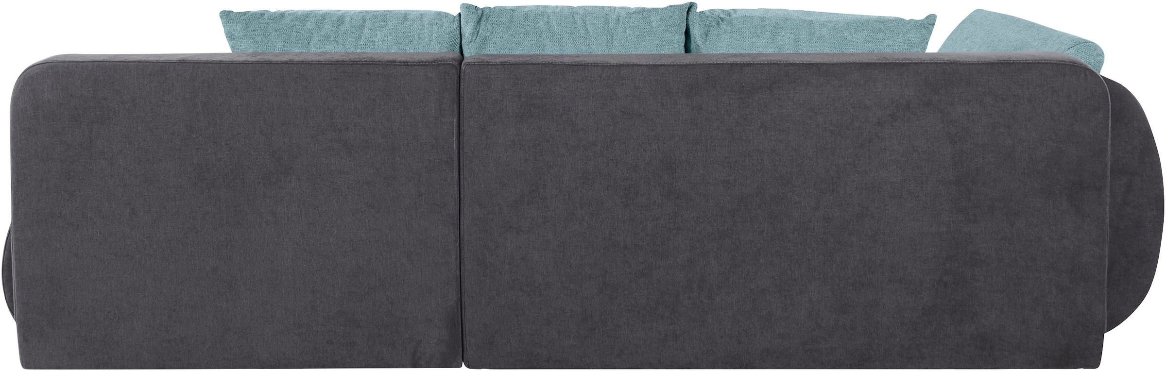 INOSIGN Ecksofa »Imola, elegant und modern, aktuelle Steppung im Sitz, bequem, L-Form«, frei im Raum stellbar, wahlweise mit Bettfunktion und Bettkasten