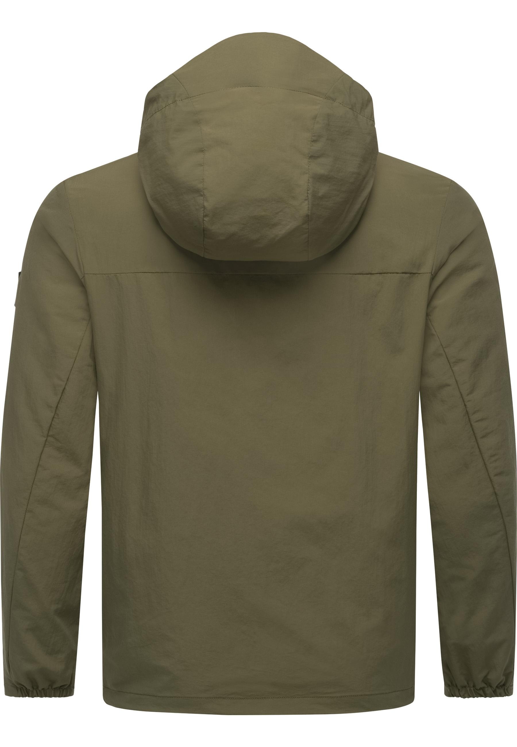 Ragwear Outdoorjacke »Lewie«, mit Kapuze, Übergangsjacke mit wasserdichtem Reißverschluss