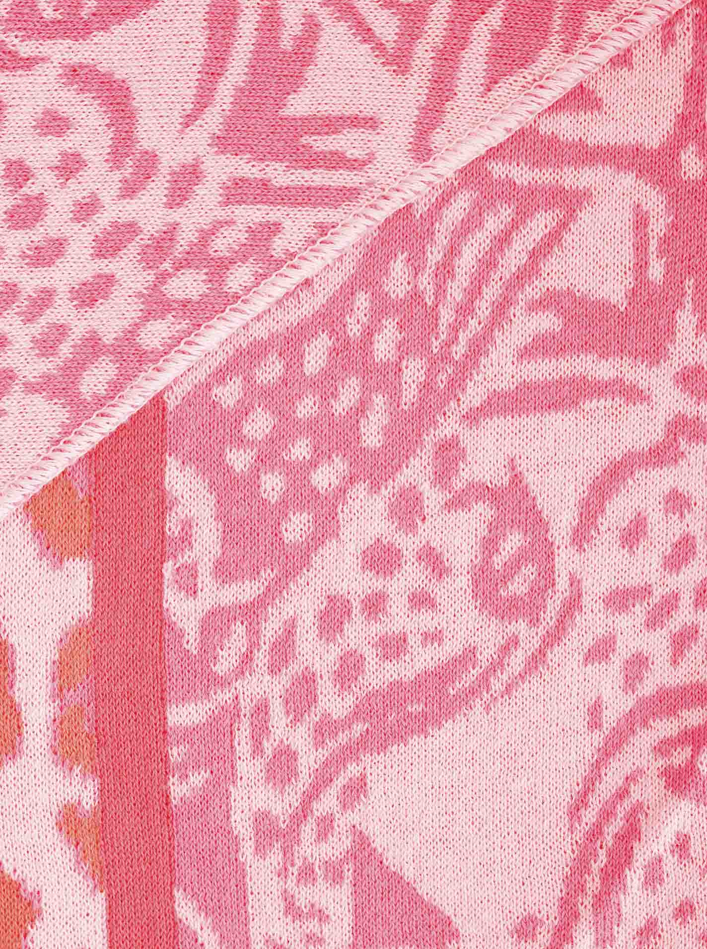 Thumbnail - Zwillingsherz Dreieckstuch ""Angry Leo"" Leopardmuster, Strick, wärmend