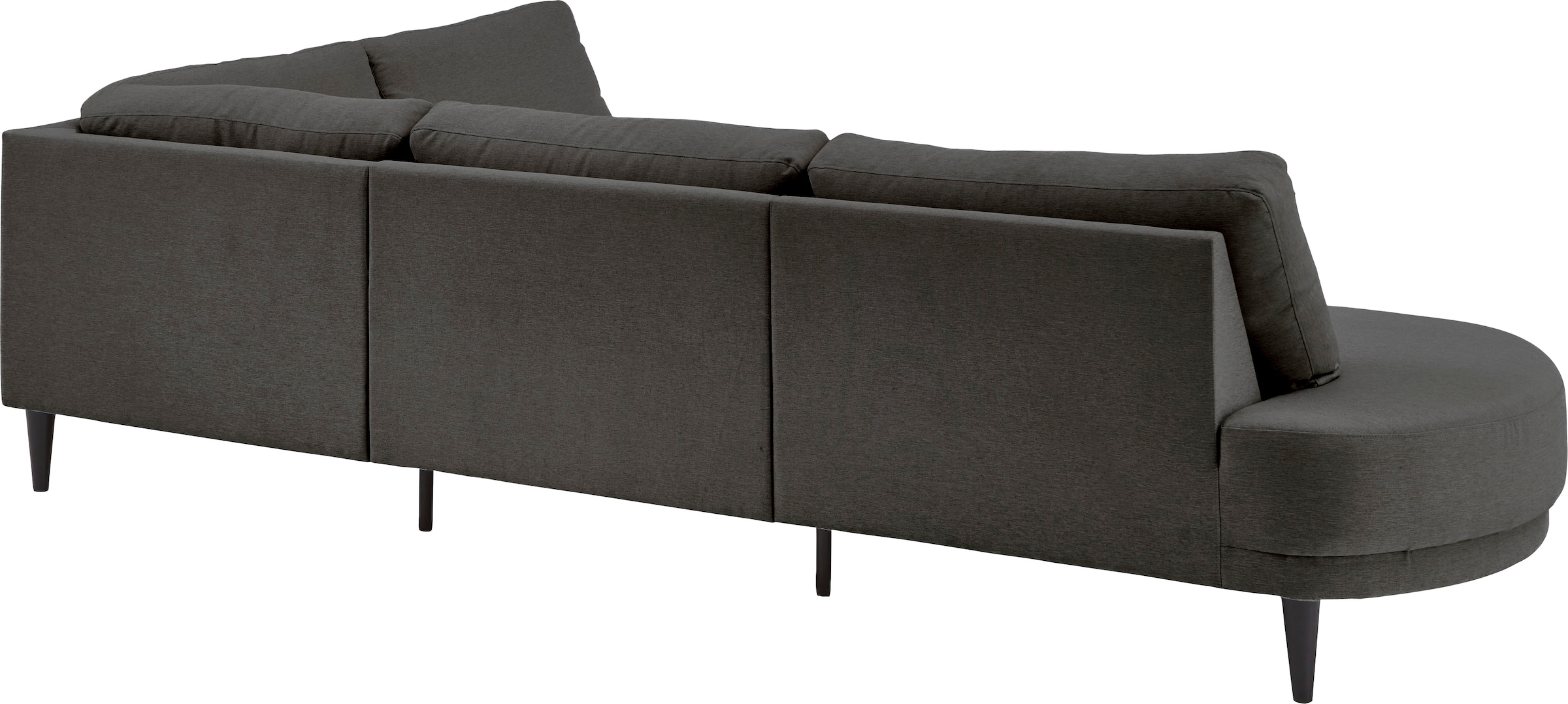 ATLANTIC home collection Ecksofa »Ronny L-Form«, mit Wellenunterfederung, organische Formsprache, organisches Sofa