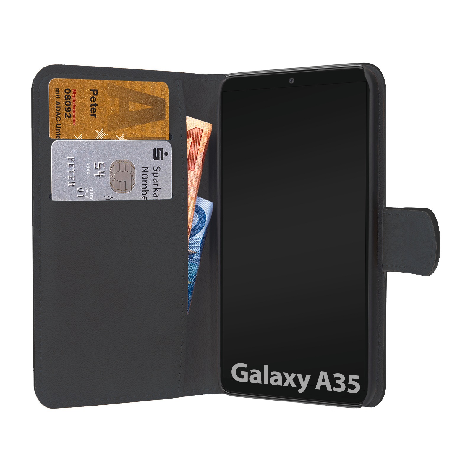 PEDEA Flip Case »Book Cover Classic für Samsung Galaxy A35 5G«, Schutzhülle, Cover, Backcover