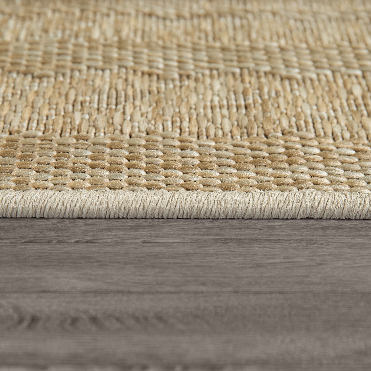 Paco Home Teppich »Liege 390«, rechteckig, Flachgewebe, melierte Sisal  Optik, mit Bordüre, Outdoor geeignet auf Rechnung | BAUR