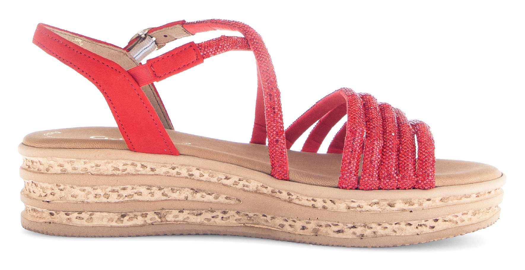 Gabor Keilsandalette, Plateau, Sommerschuh, Riemchensandale mit Best Fitting-Ausstattung