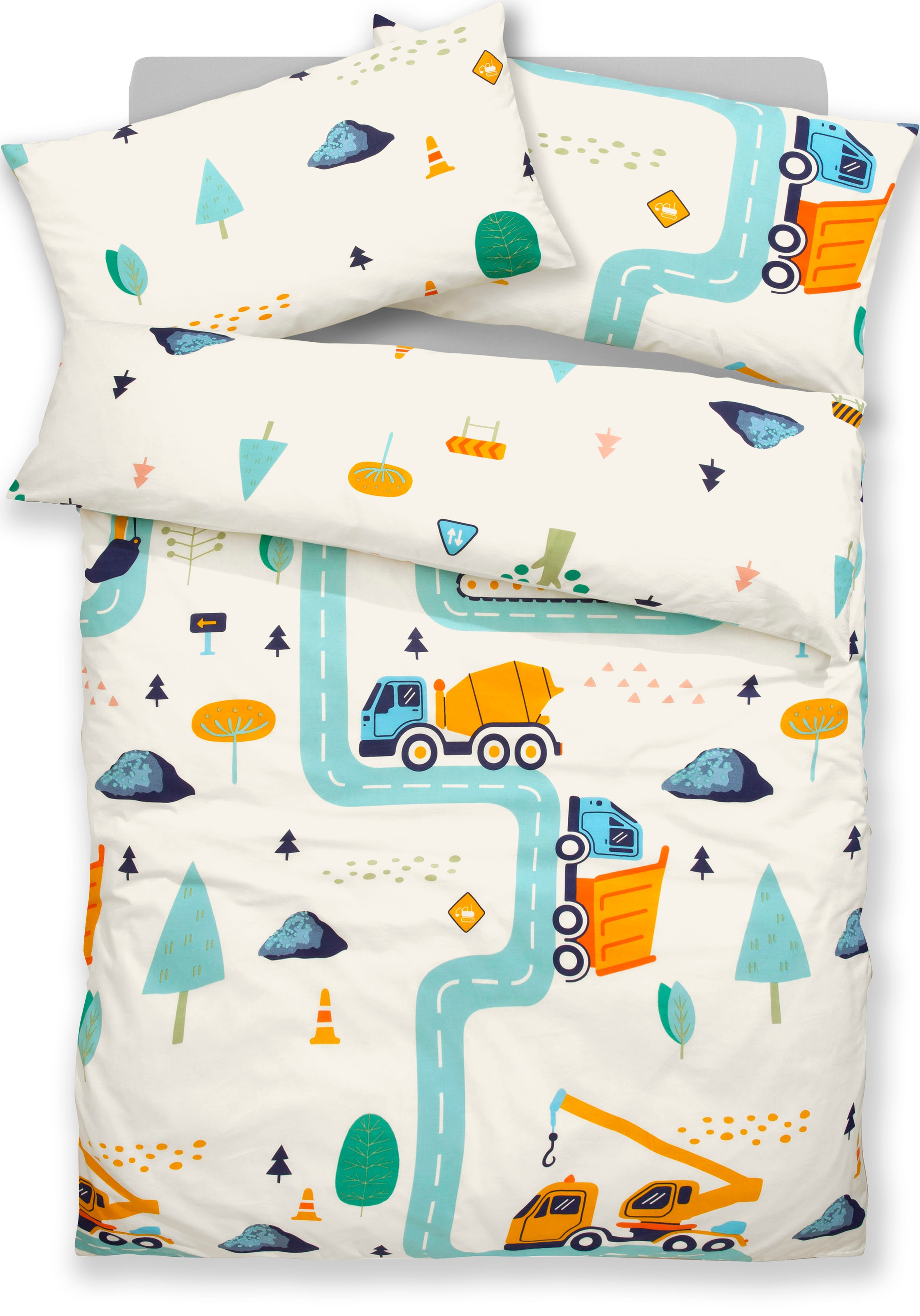 Lüttenhütt Kinderbettwäsche "CUDDLEE" 2 Stk. tlg. in vielen Designs: Dino,E günstig online kaufen