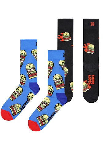 Happy Socks  Socken (Packung 2 poros) Burger Socks
