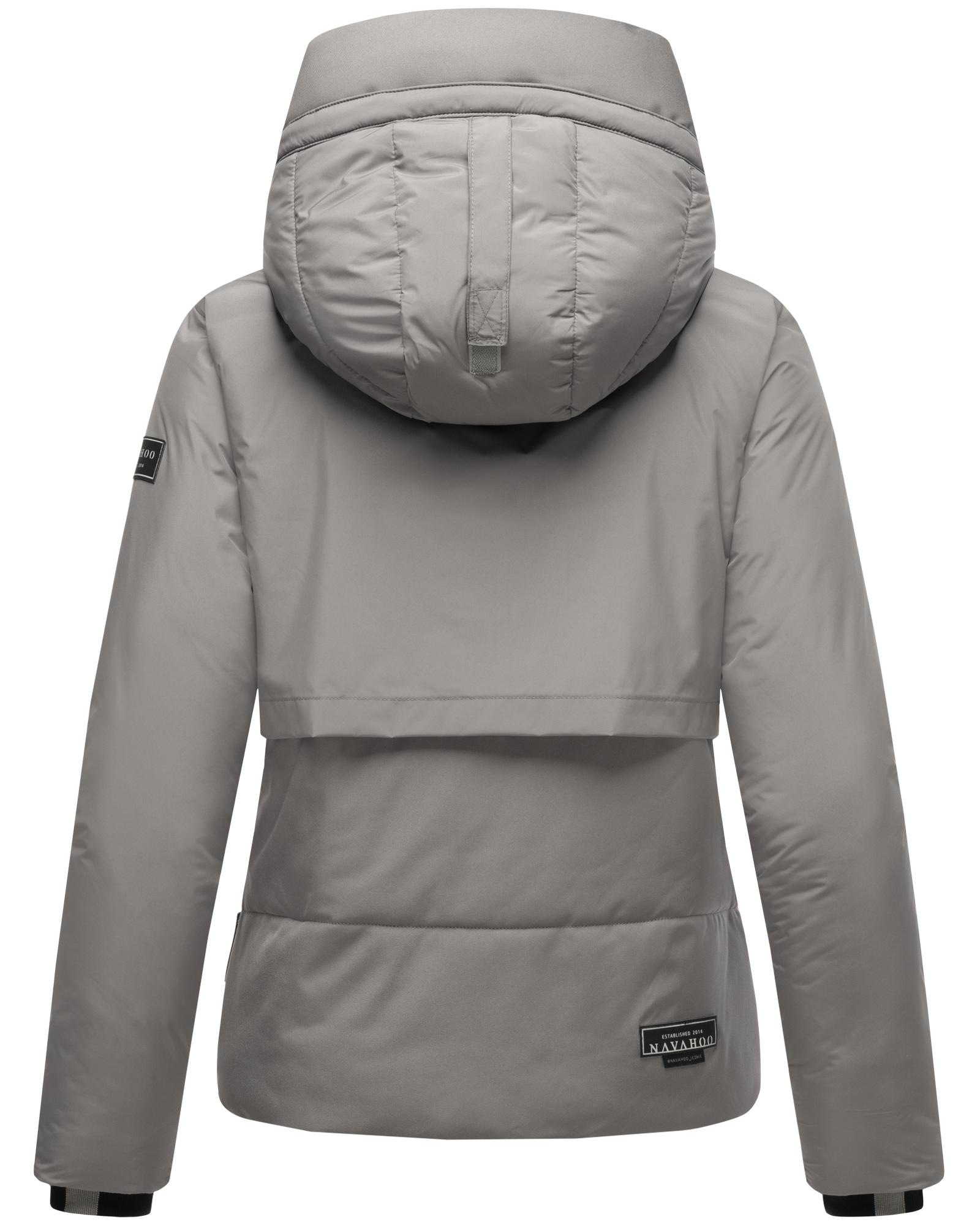 Navahoo Steppjacke »Liebesküken XIV«, mit Kapuze, modische Damen Winterjacke mit Fleece-Innenfutter