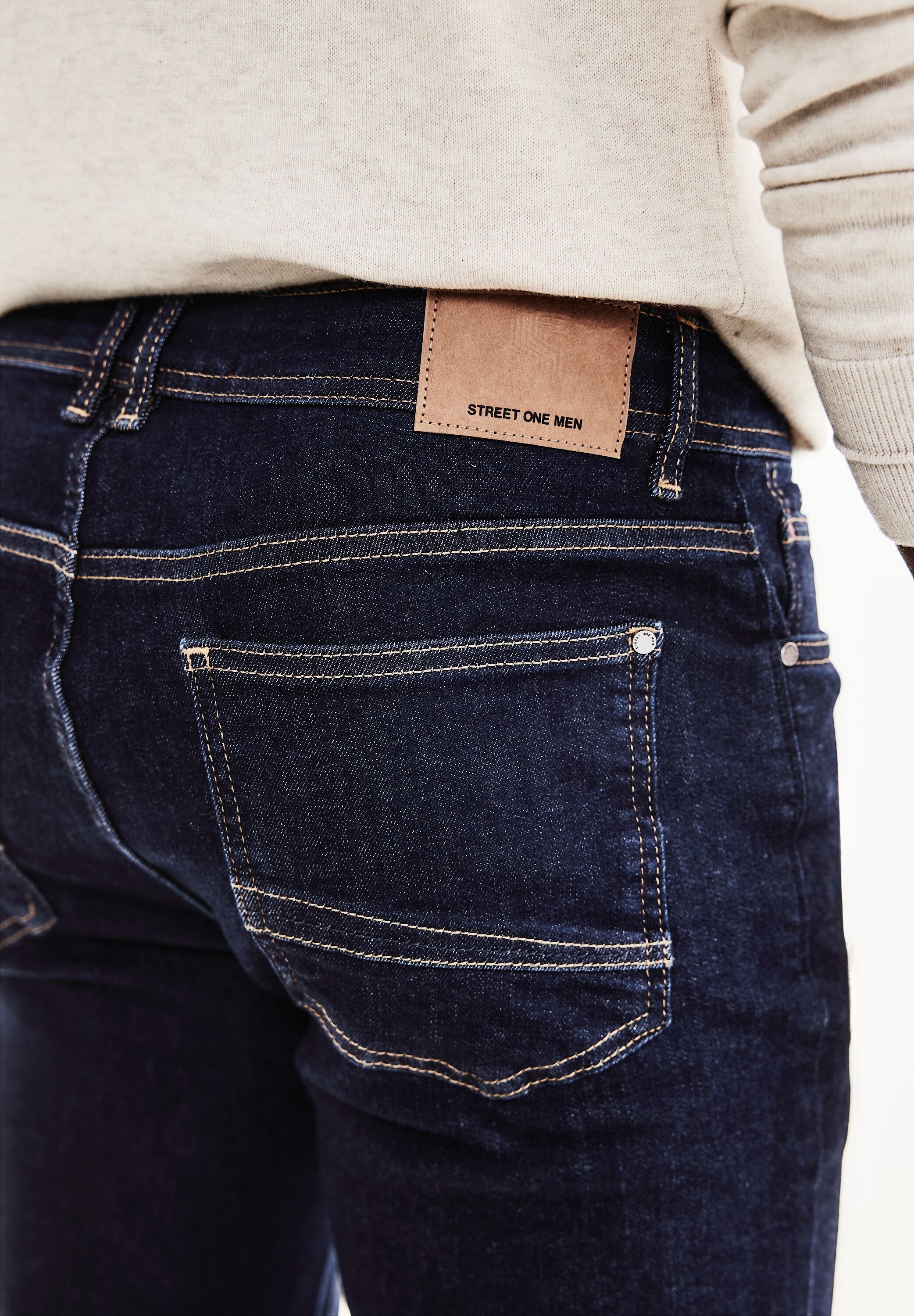 STREET ONE MEN Gerade Jeans, Middle Waist