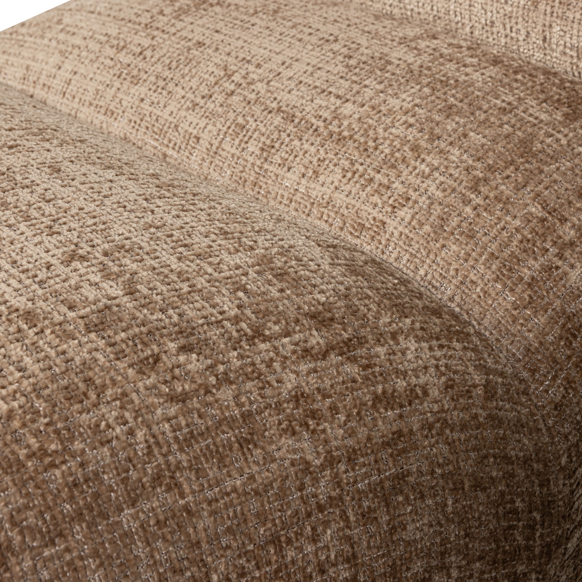 WOOOD Sessel »Observe«, frei im Raum stellbar, grob gewebter Chenille-Stoff, H 82 cm x B 75 cm