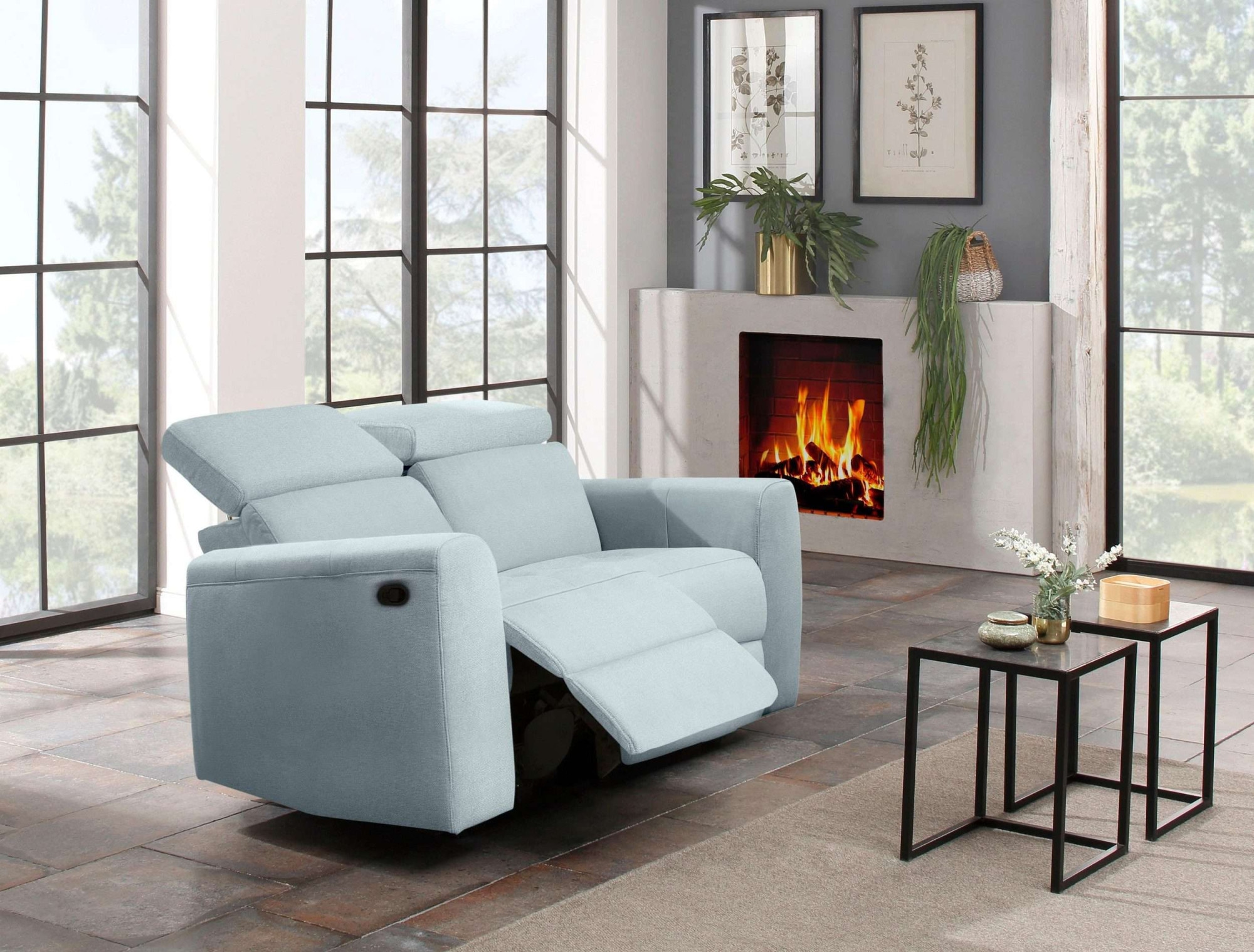 Home affaire 2-Sitzer »Sentrano«, 152 cm, man. o. elektr. Relaxfunktion und USB/Kopfverstellung