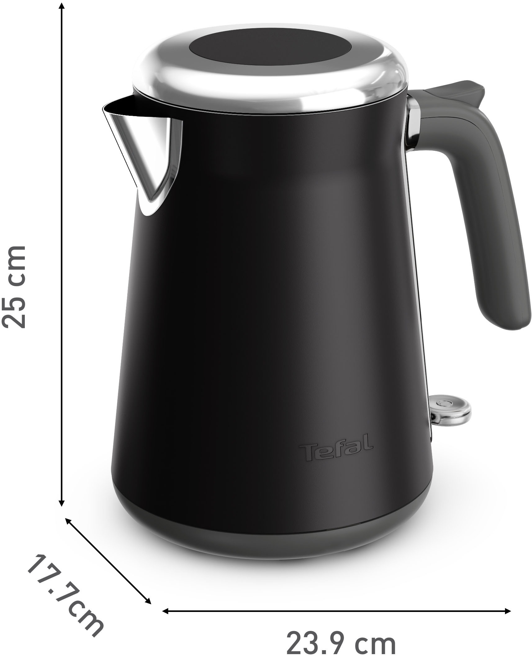 Tefal Wasserkocher »KI6668 Collection«, 1,7 l, 2400 W, Deckelöffnung auf Knopfdruck, großes Fassungsvermögen von 1,7 l