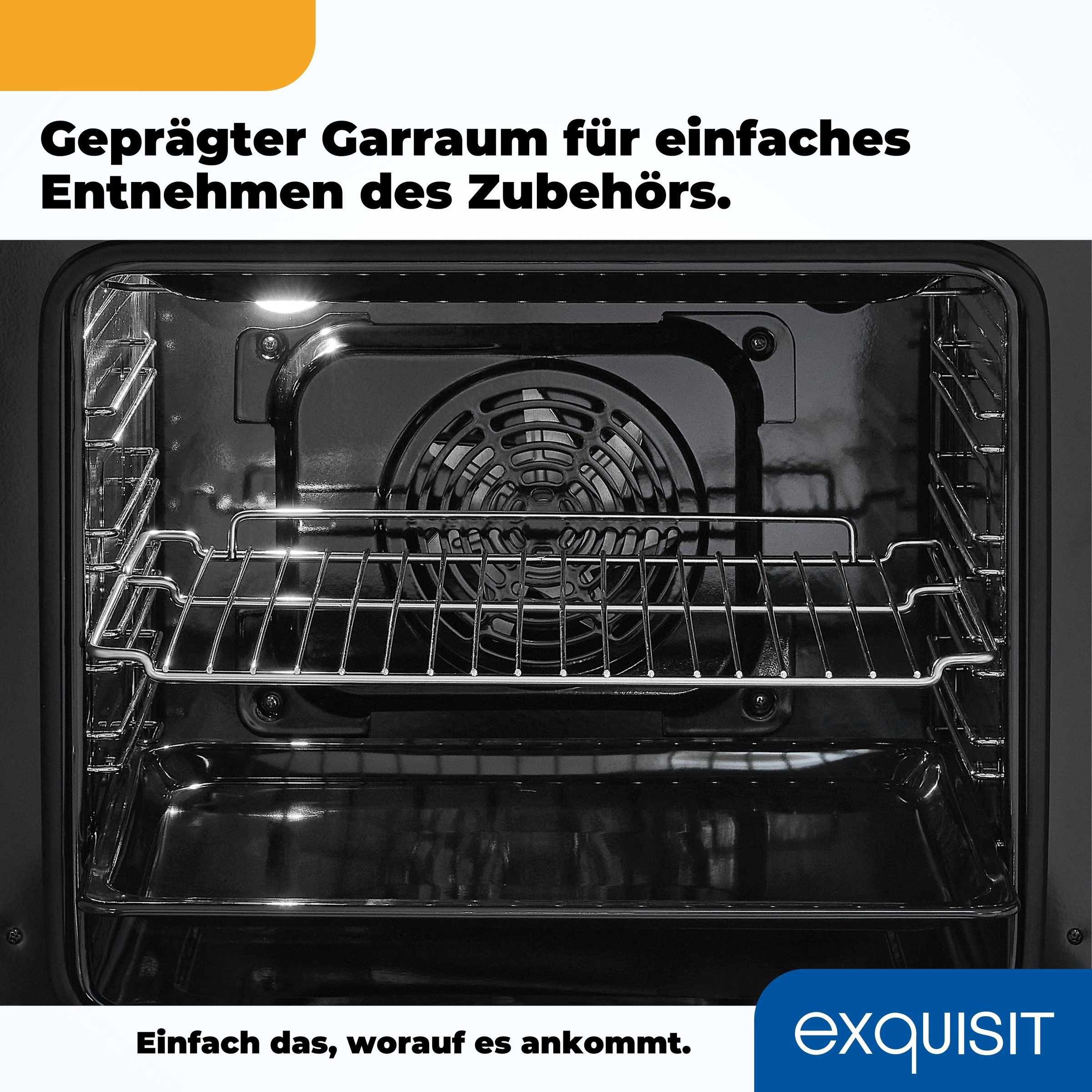 exquisit Einbaubackofen  »EBE 657-2H sw«
