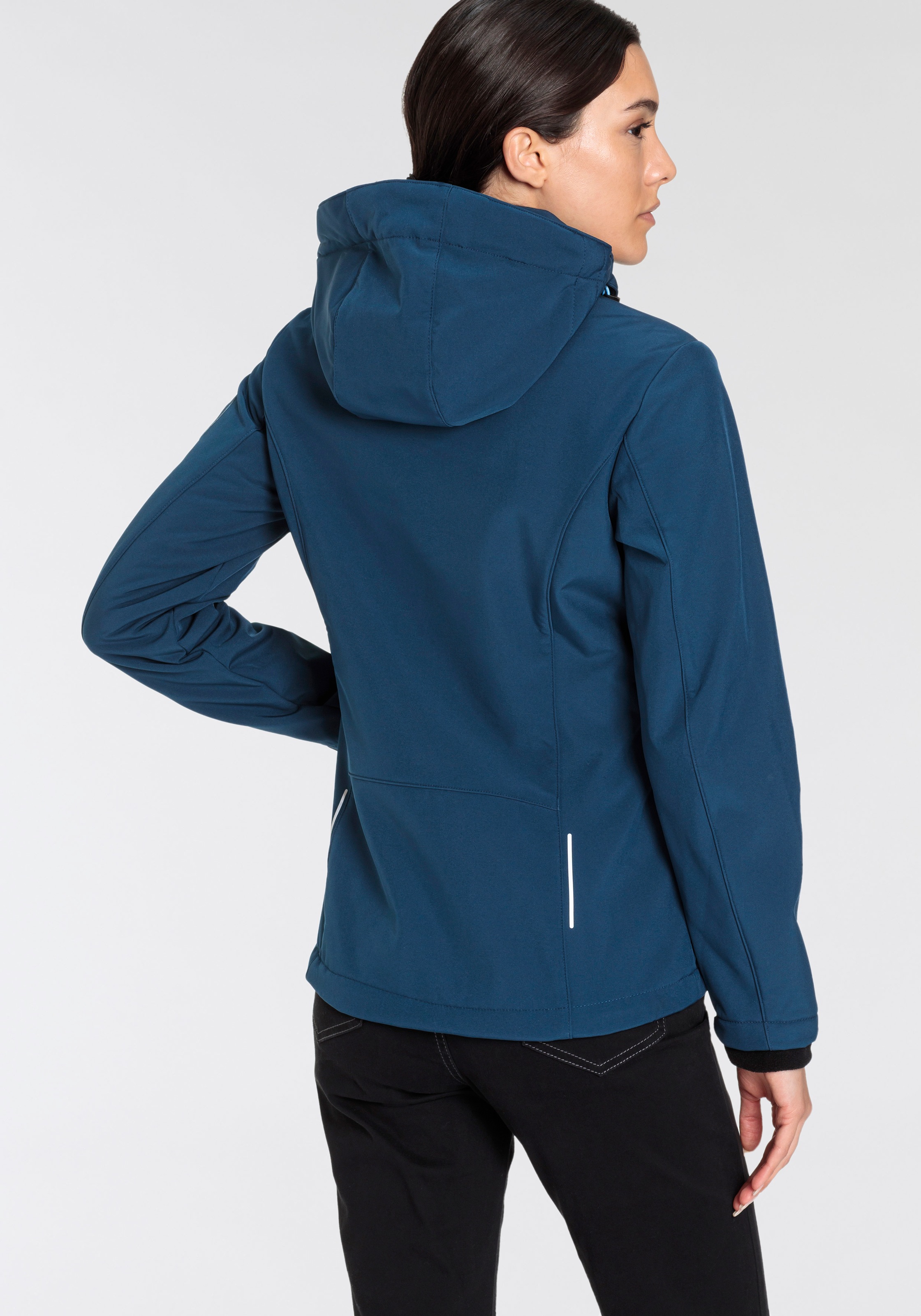 CMP Softshelljacke "WOMAN JACKET ZIP HOOD", (1 St.), Wärmend & wind- & wass günstig online kaufen