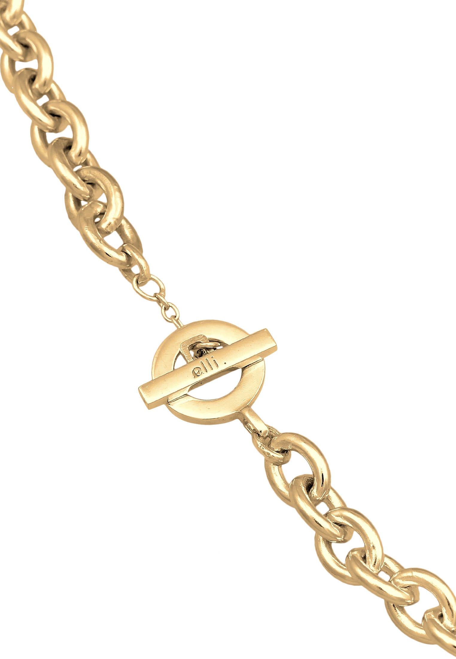 Elli Premium Kette ohne Anhänger »Ankerkette Grob Glieder Unisex 925 Silber rhodiniert«