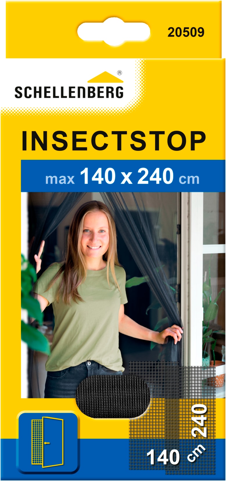 SCHELLENBERG Insektenschutz-Vorhang "Fliegengitter für Balkontüren und Terr günstig online kaufen