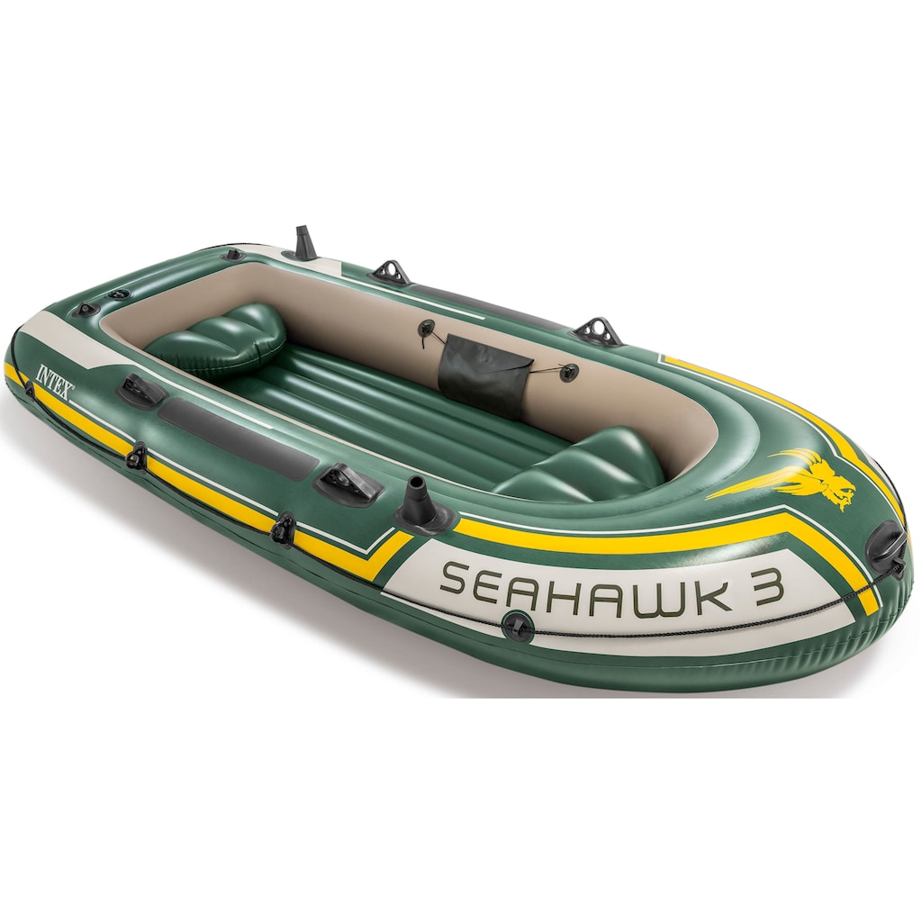 Intex Schlauchboot »Seahawk 3«, (Set, mit 2 Paddeln und Luftpumpe)