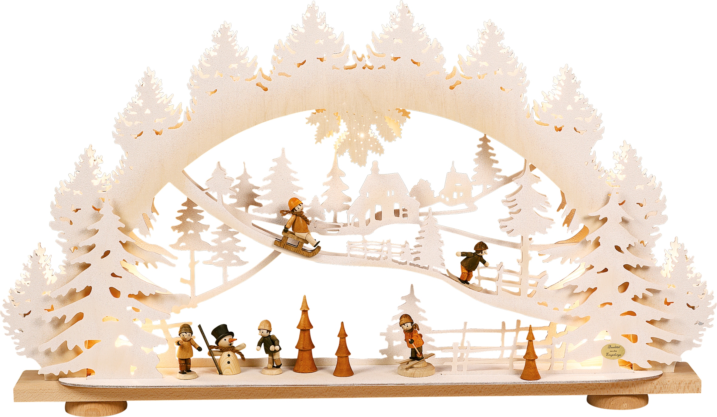 SAICO Original LED Schwibbogen "3D-Lichterbogen, Kinder im Schnee" Premium günstig online kaufen