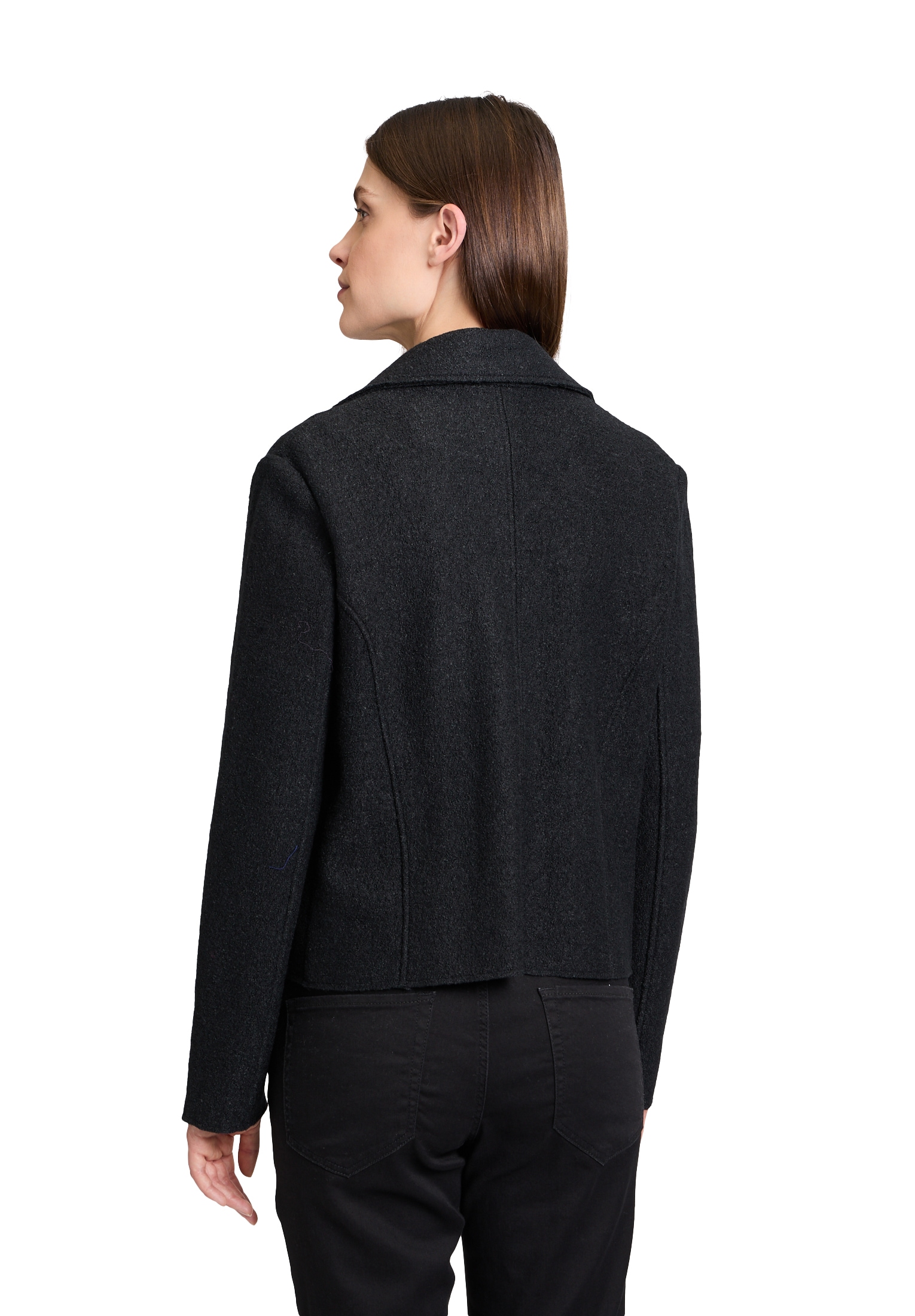 Betty&Co Jackenblazer »Betty & Co Damen Casual-Jacke mit Kragen«, Material
