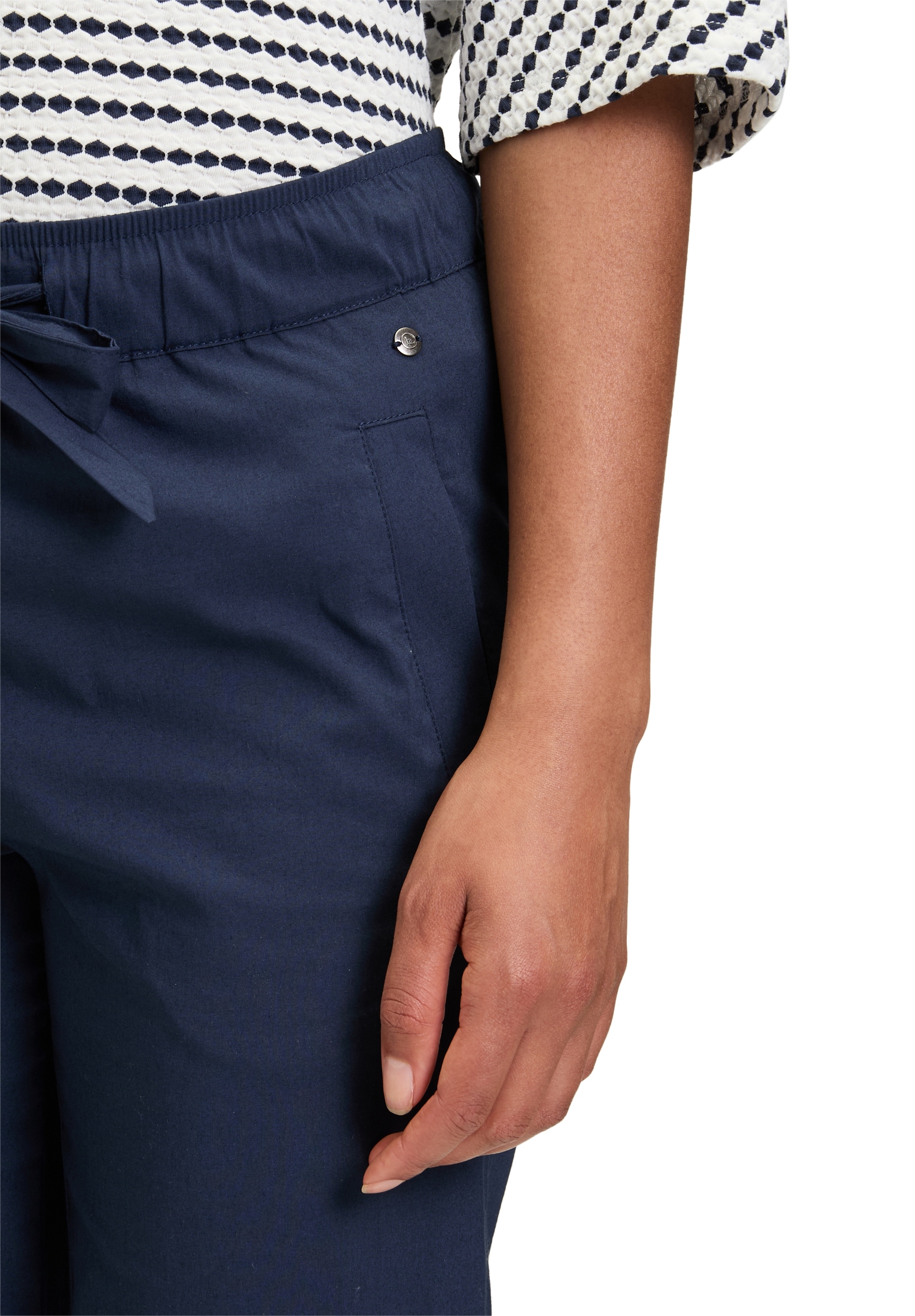 Betty&Co Stoffhose "Betty & Co Damen Casual-Hose mit elastischem Bund", Mat günstig online kaufen
