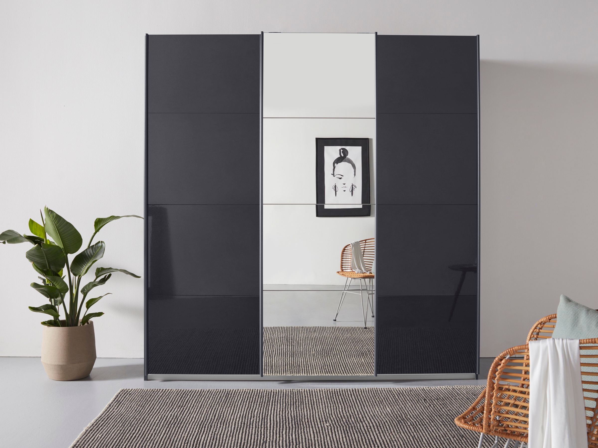 rauch Schwebetürenschrank "Kleiderschrank Schrank Garderobe TOPSELLER OTELI günstig online kaufen