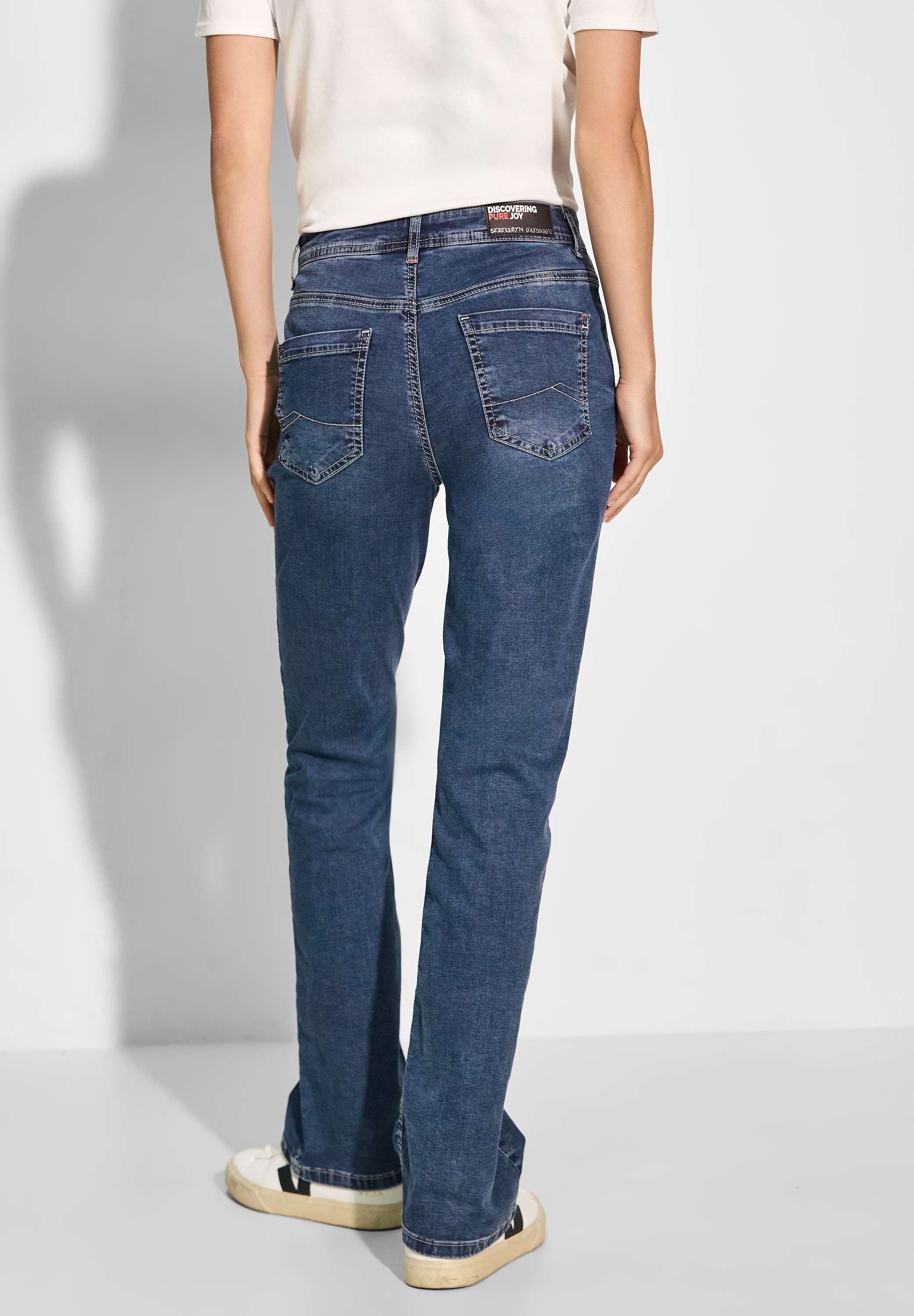 Cecil Slim-fit-Jeans, High Waist