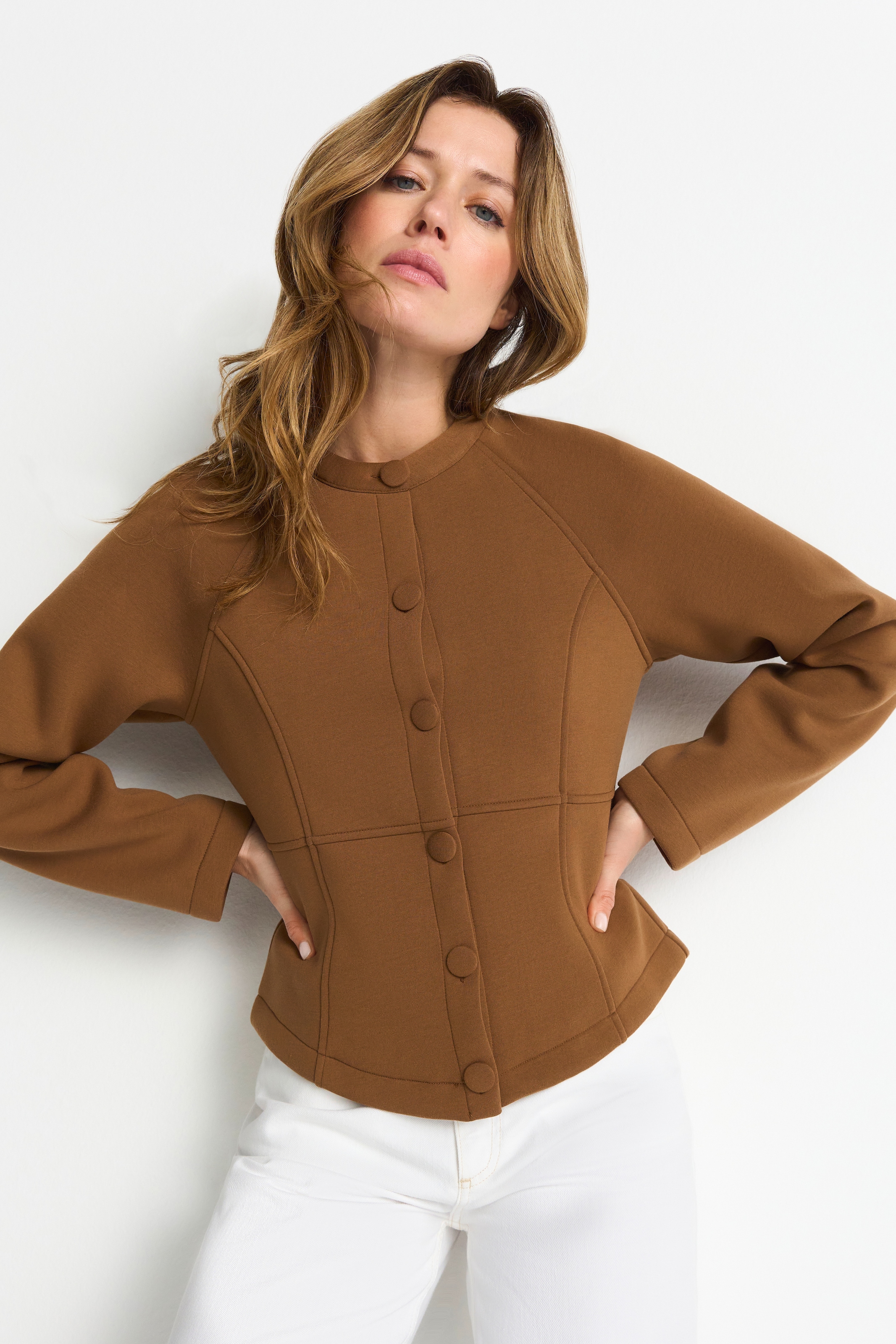 RICHROYAL Blouson ohne Kapuze Regular fit mit Rundhalsausschnitt günstig online kaufen