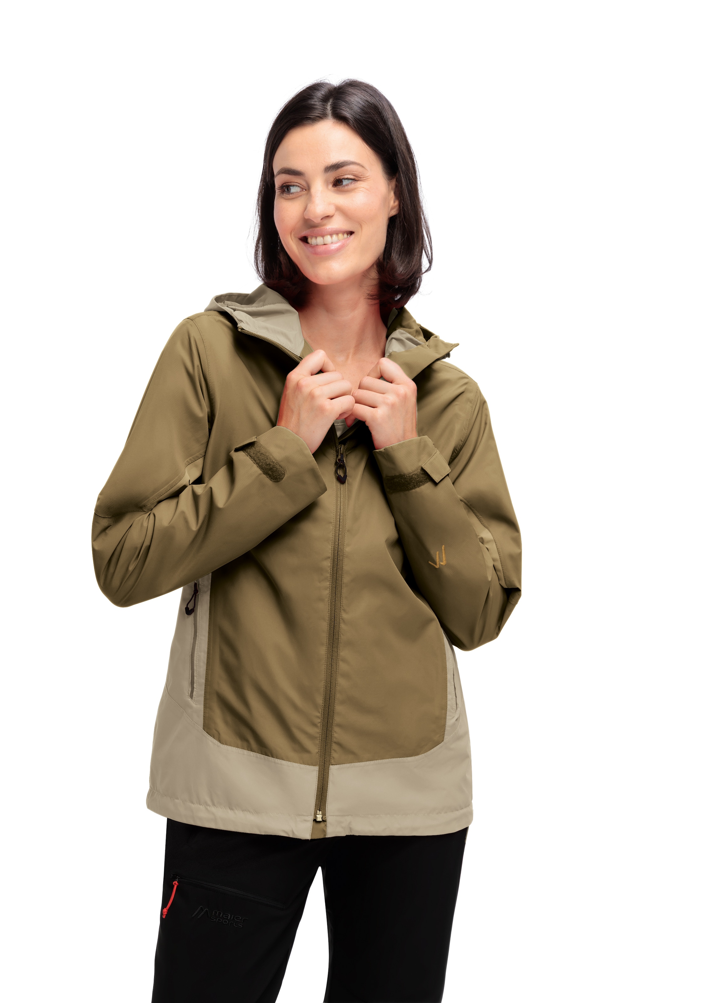 Maier Sports Outdoorjacke »Brocken W«, Damen Jacke wasserdicht, Funktionsjacke 2 Taschen außen + Innentasche