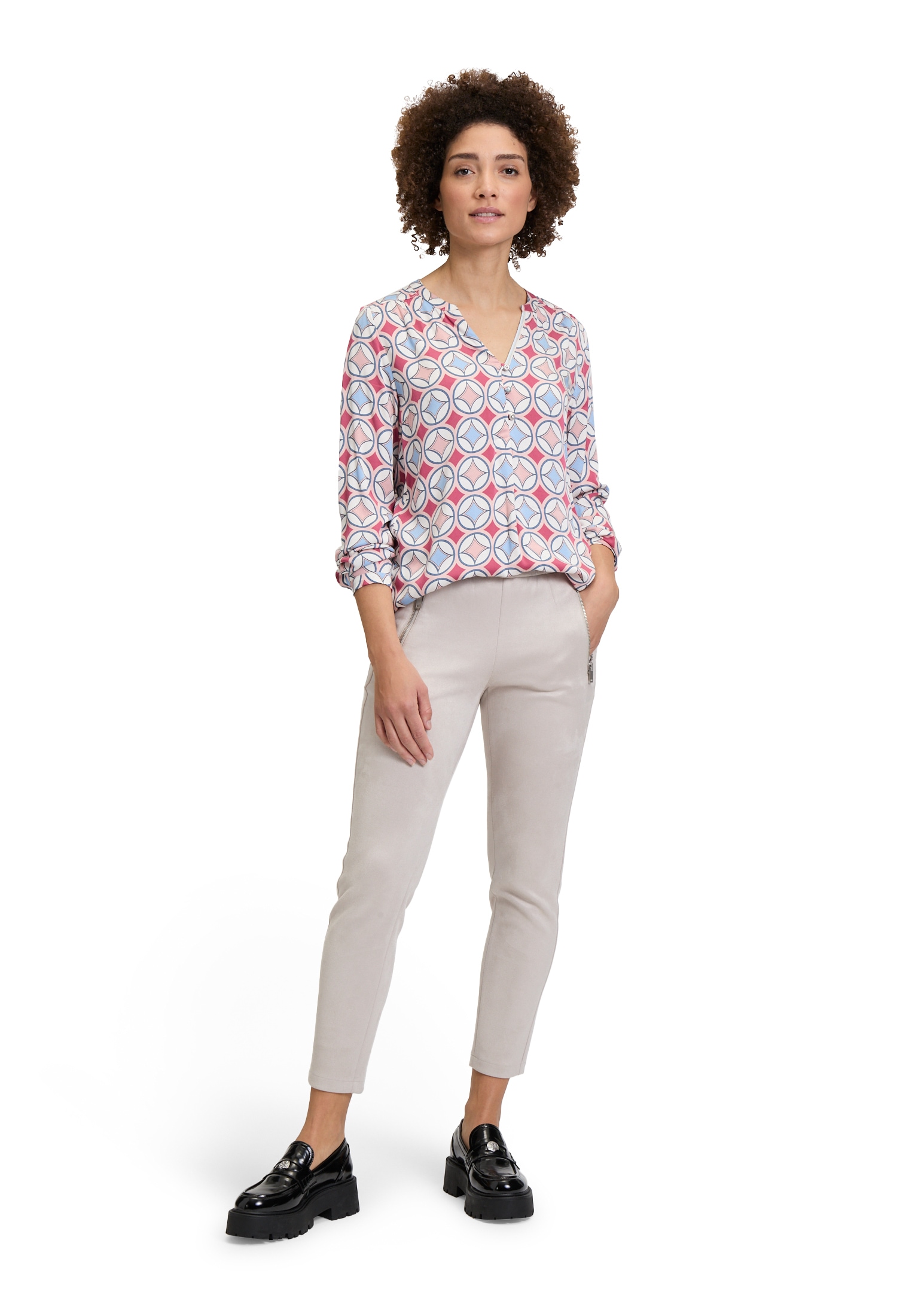 Cartoon Schlupfbluse »Cartoon Casual-Bluse mit Knöpfen«