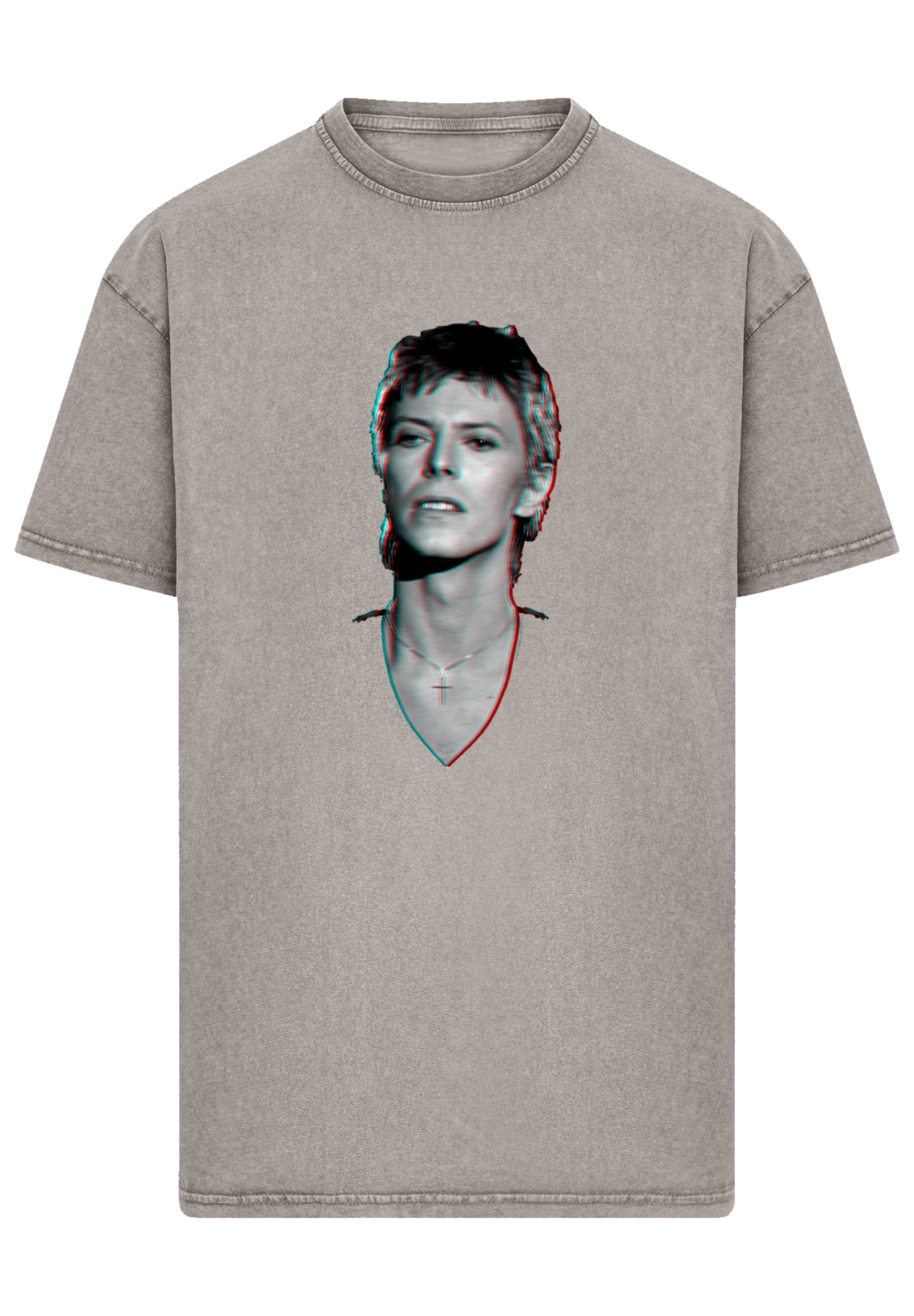 F4NT4STIC T-Shirt »TV Times Pop Star David Bowie Portrait 1977«, Premium Qualität