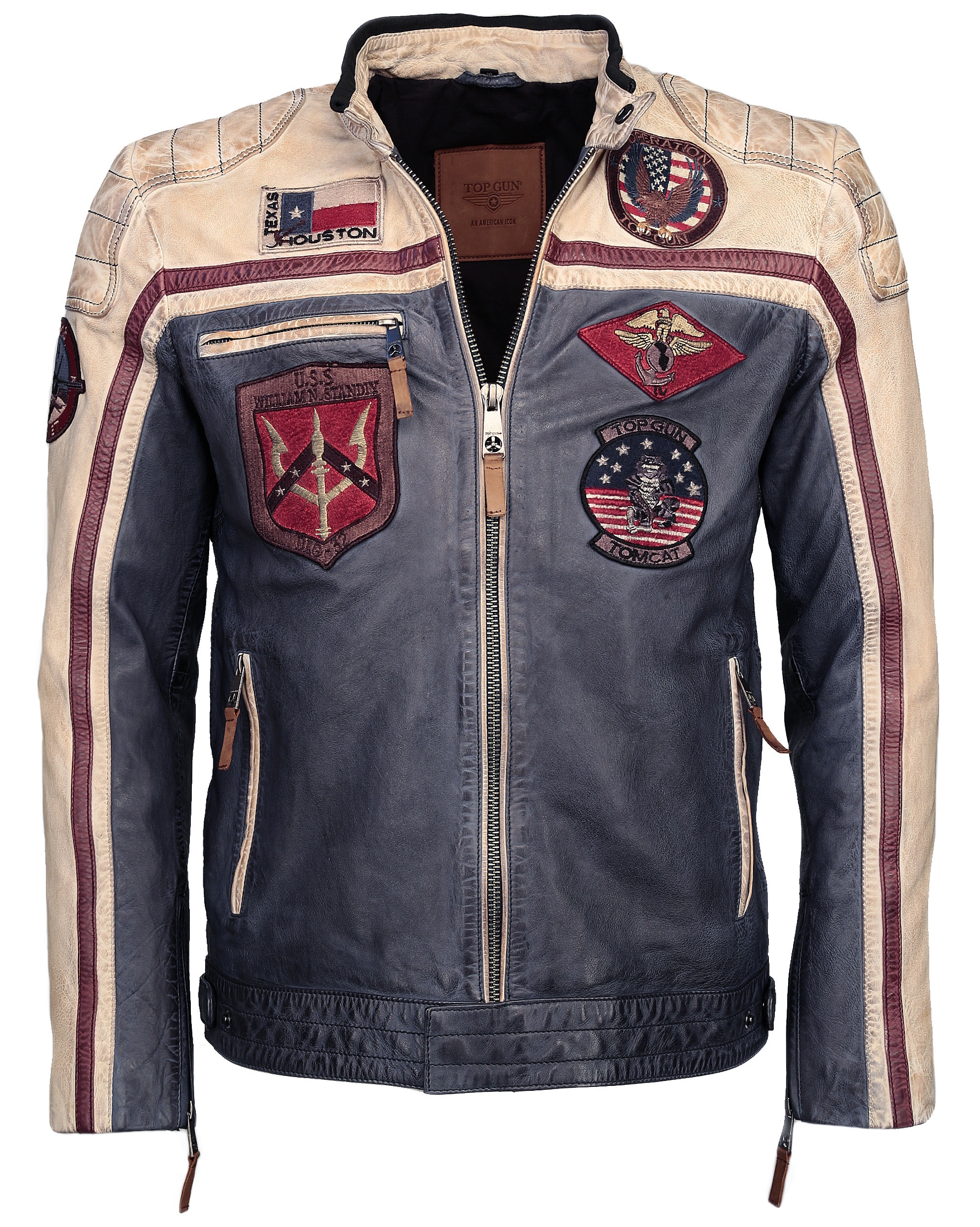 TOP GUN Lederjacke "TGJ1005"