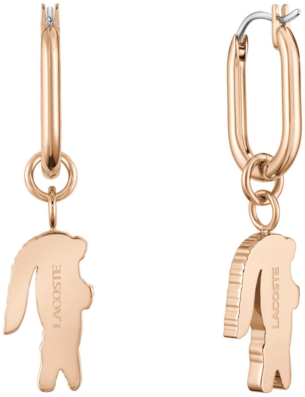 Lacoste Paar Ohrhänger »CROCODILE, 2040308, 2040364«, mit Glasstein